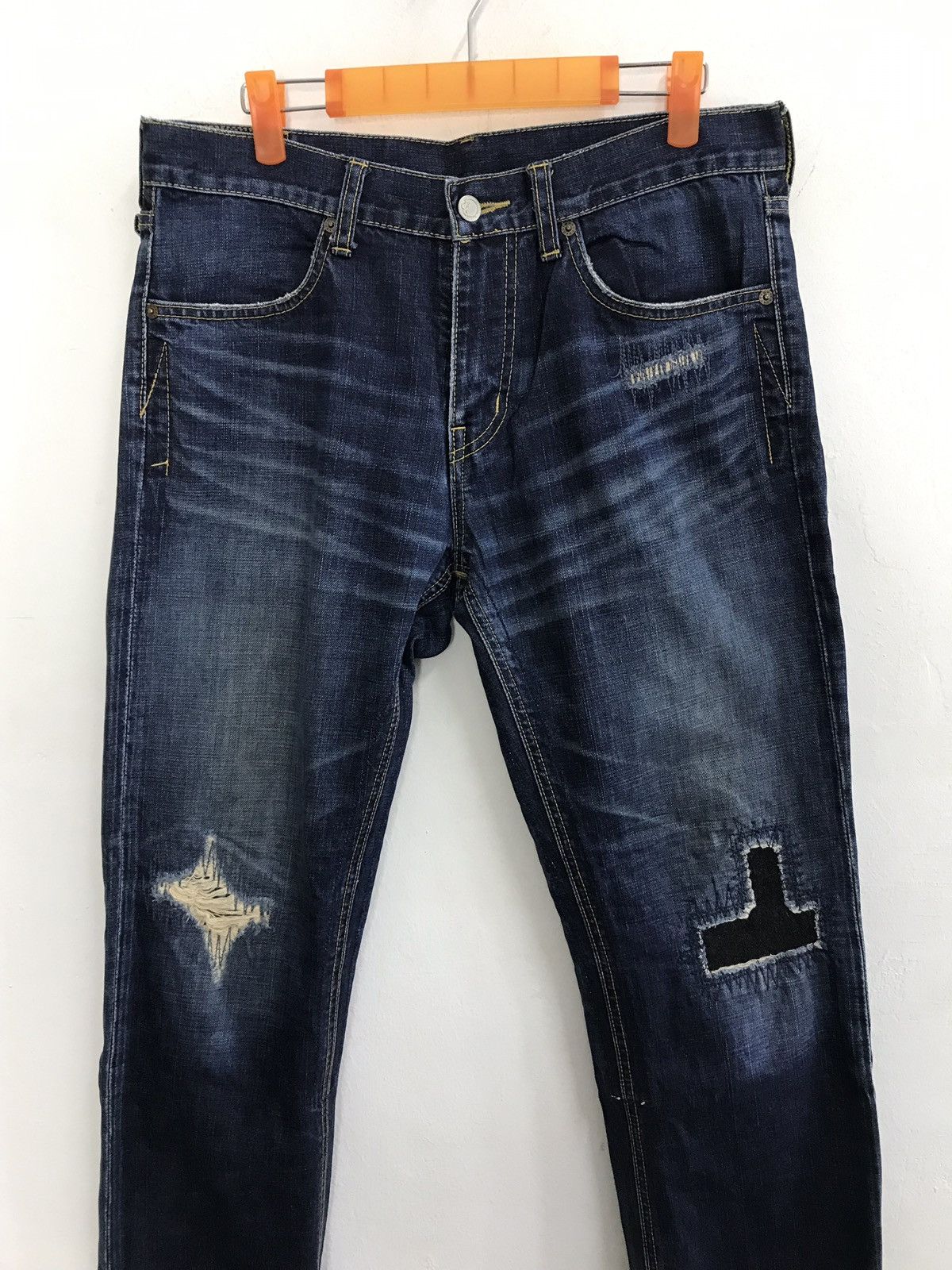 Japanese Brand Vintage Mackdaddy Distressed Denim Jeans Pant Size US 32 / EU 48 - 3 Thumbnail
