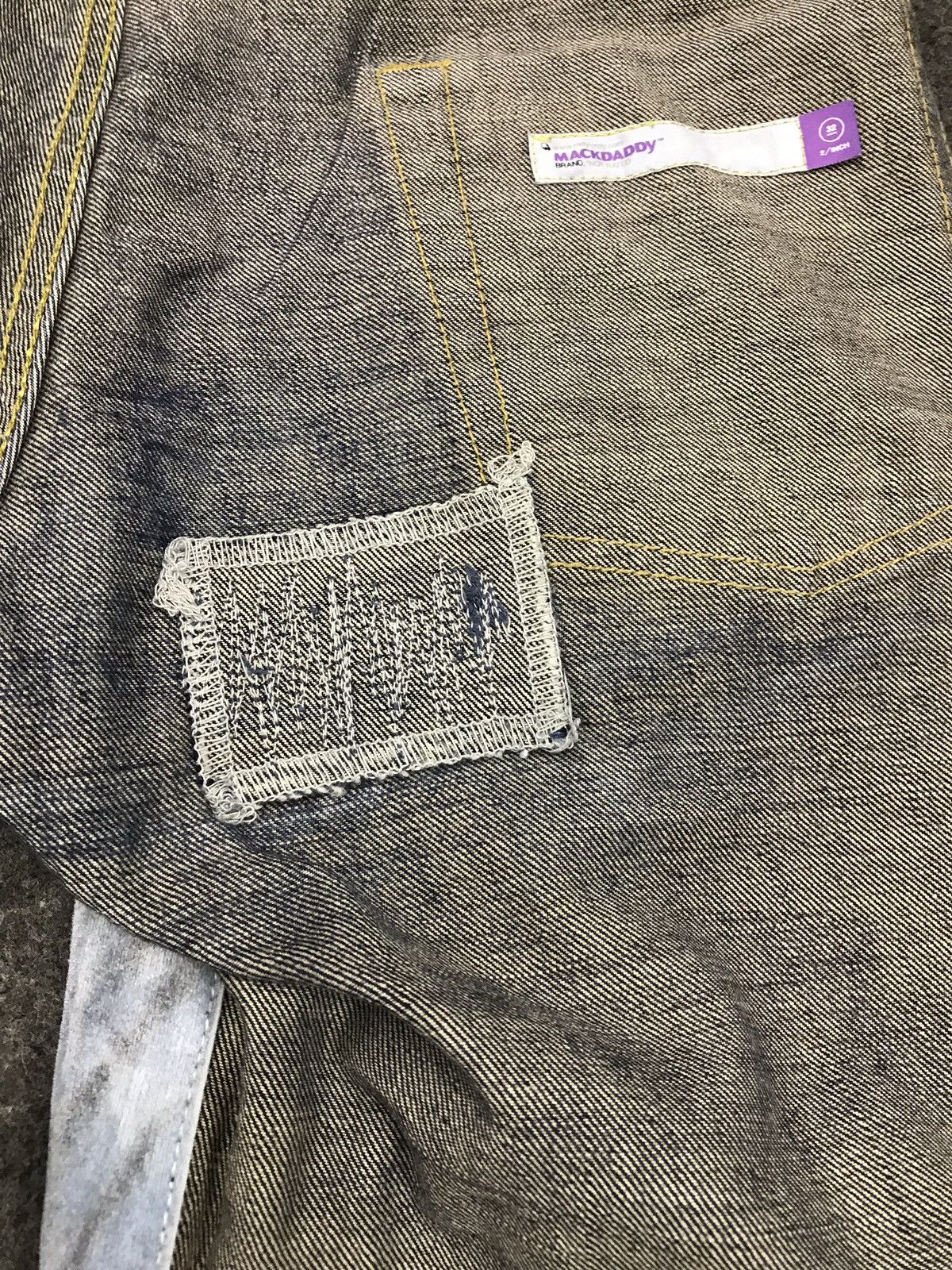 Japanese Brand Vintage Mackdaddy Distressed Denim Jeans Pant Size US 32 / EU 48 - 16 Thumbnail