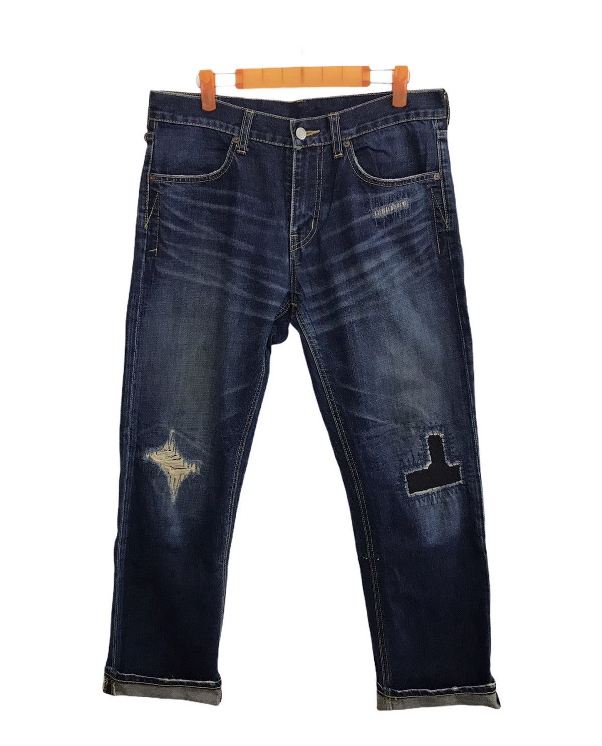 Japanese Brand Vintage Mackdaddy Distressed Denim Jeans Pant Size US 32 / EU 48 - 1 Thumbnail