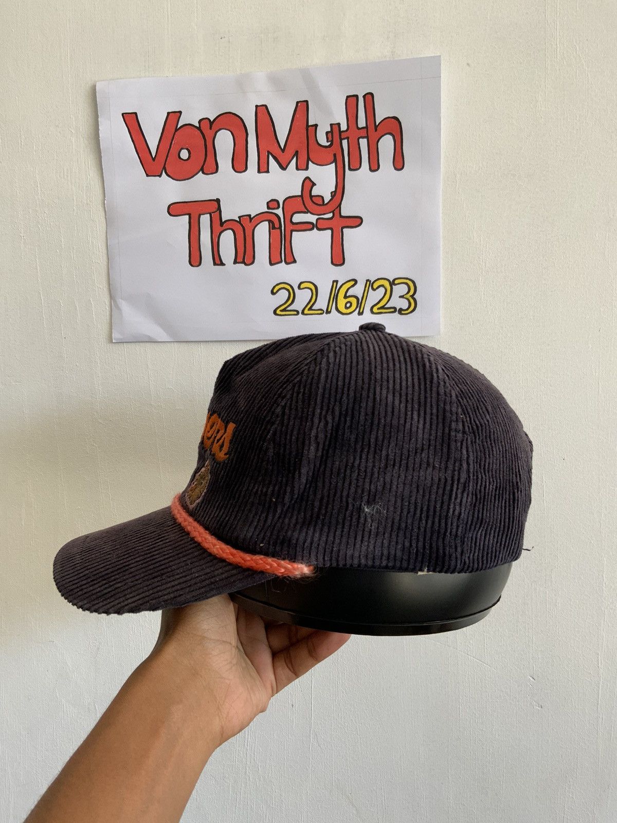 Vintage Vintage Beavers Corduroi Snapback Hat Size ONE SIZE - 3 Thumbnail