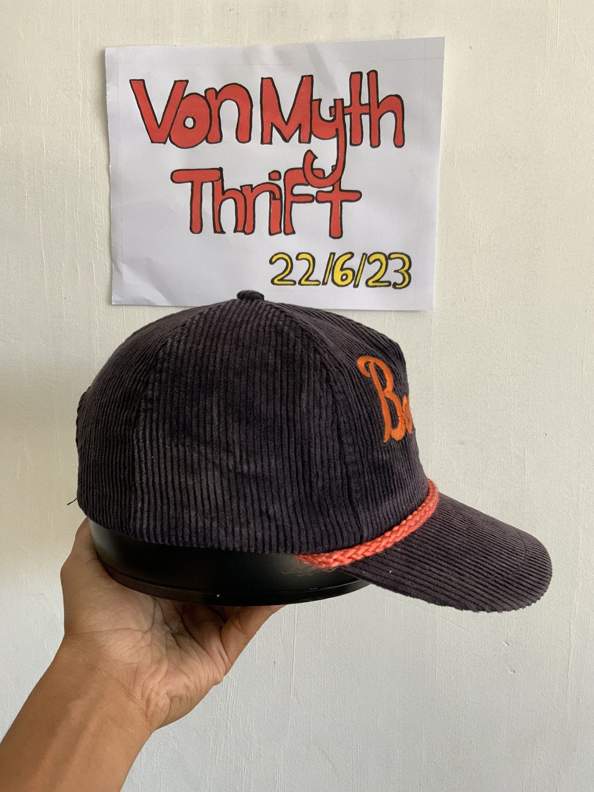 Vintage Vintage Beavers Corduroi Snapback Hat Size ONE SIZE - 5 Thumbnail