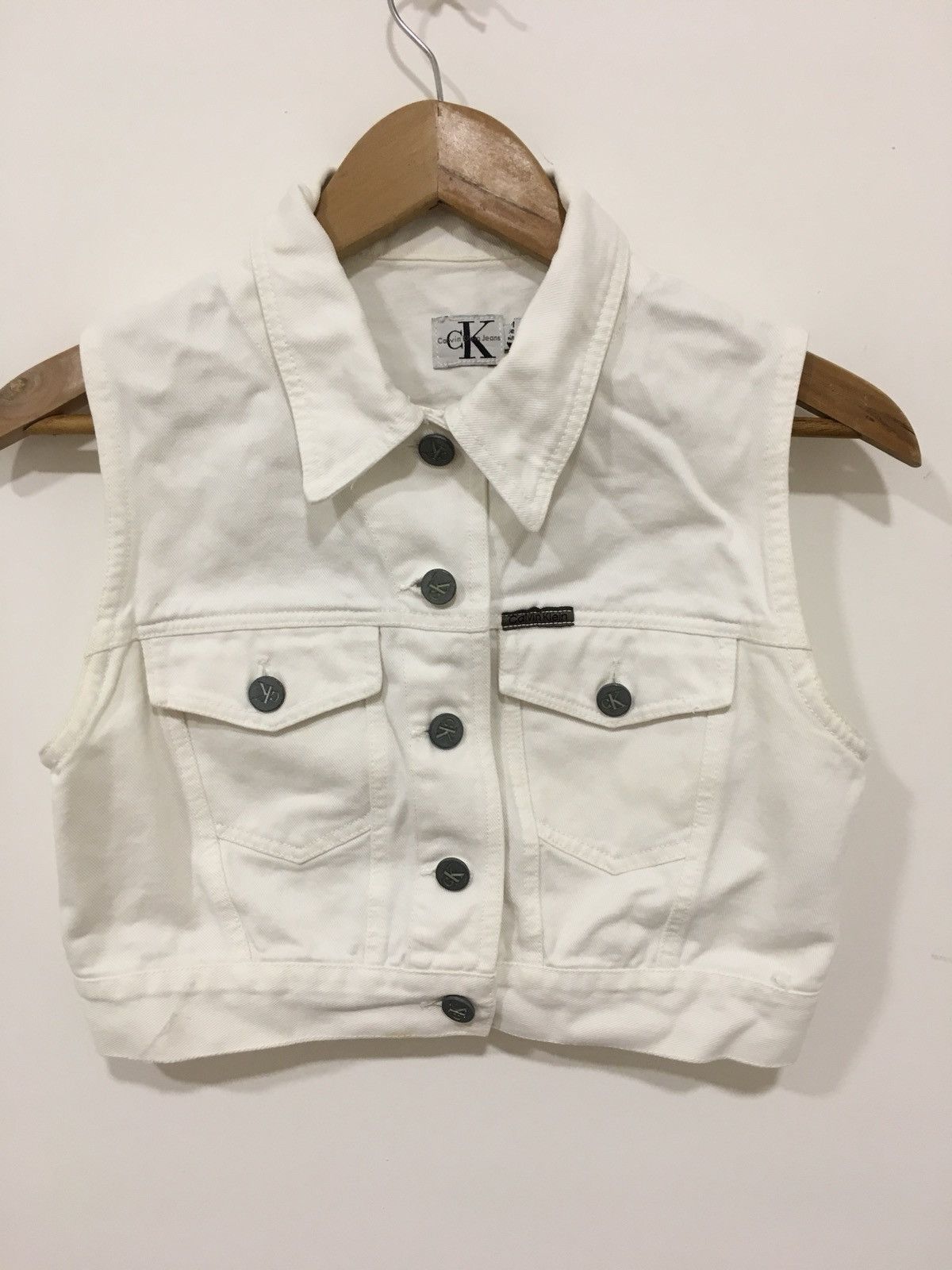 Calvin Klein vintage white vest Size M / US 6-8 / IT 42-44 - 1 Thumbnail
