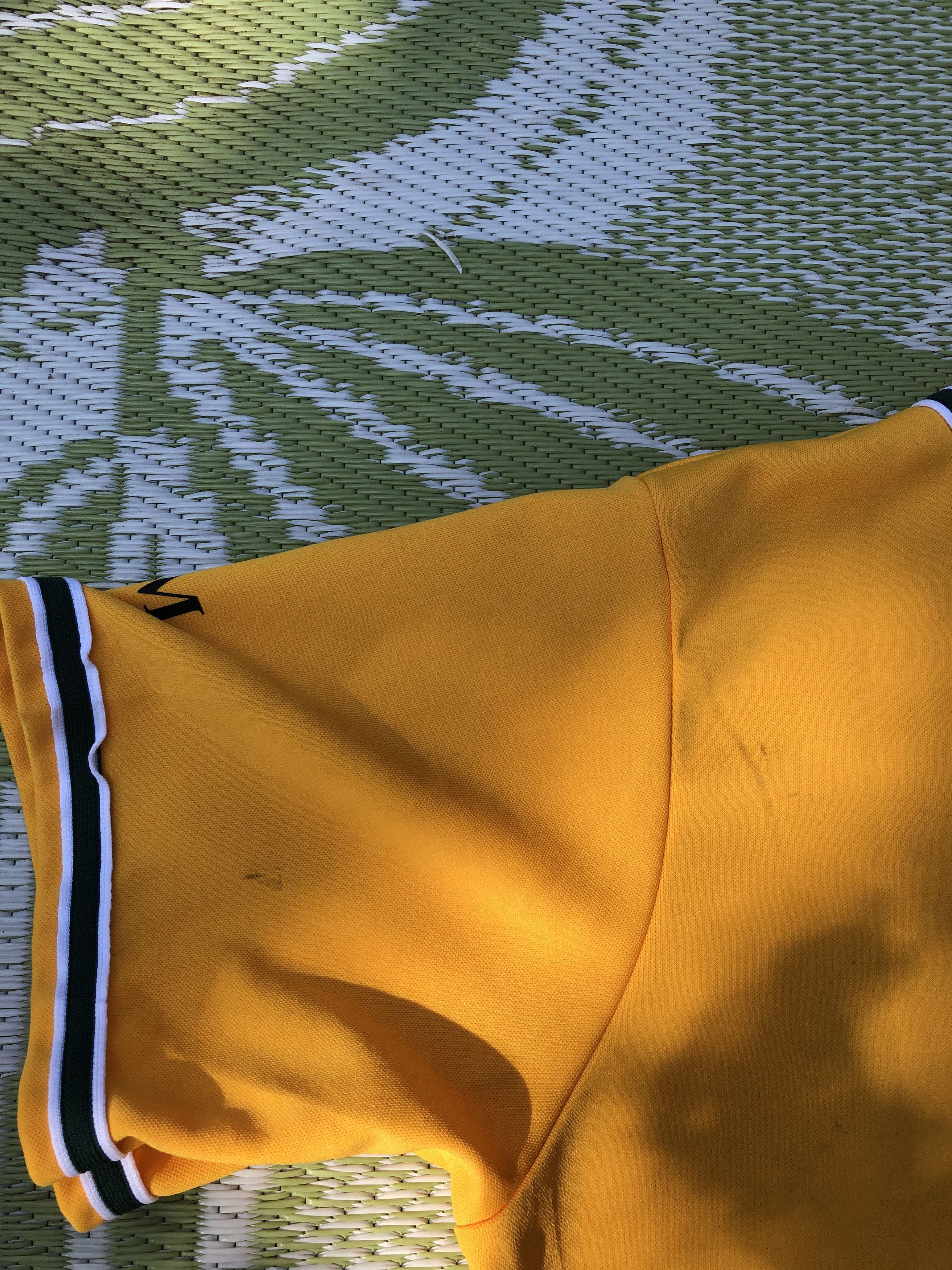 MLB × Majestic Oakland Athletics A's Authentic Majestic Yellow Jersey #47 Size US XL / EU 56 / 4 - 6 Thumbnail