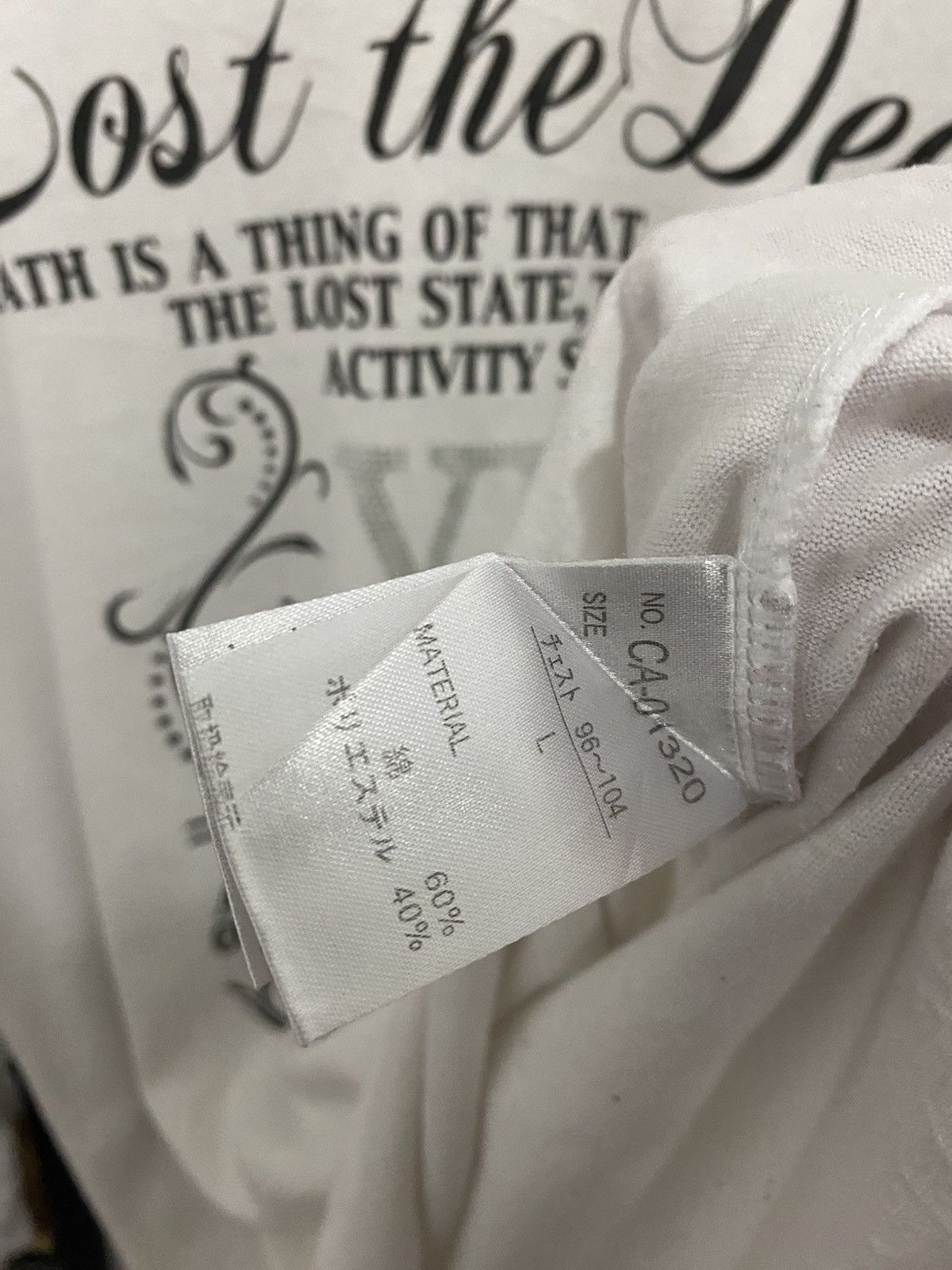 If Six Was Nine × Japanese Brand Japan DURALUMIN Diamond Lost Of Death Longsleeve Size US L / EU 52-54 / 3 - 9 Thumbnail