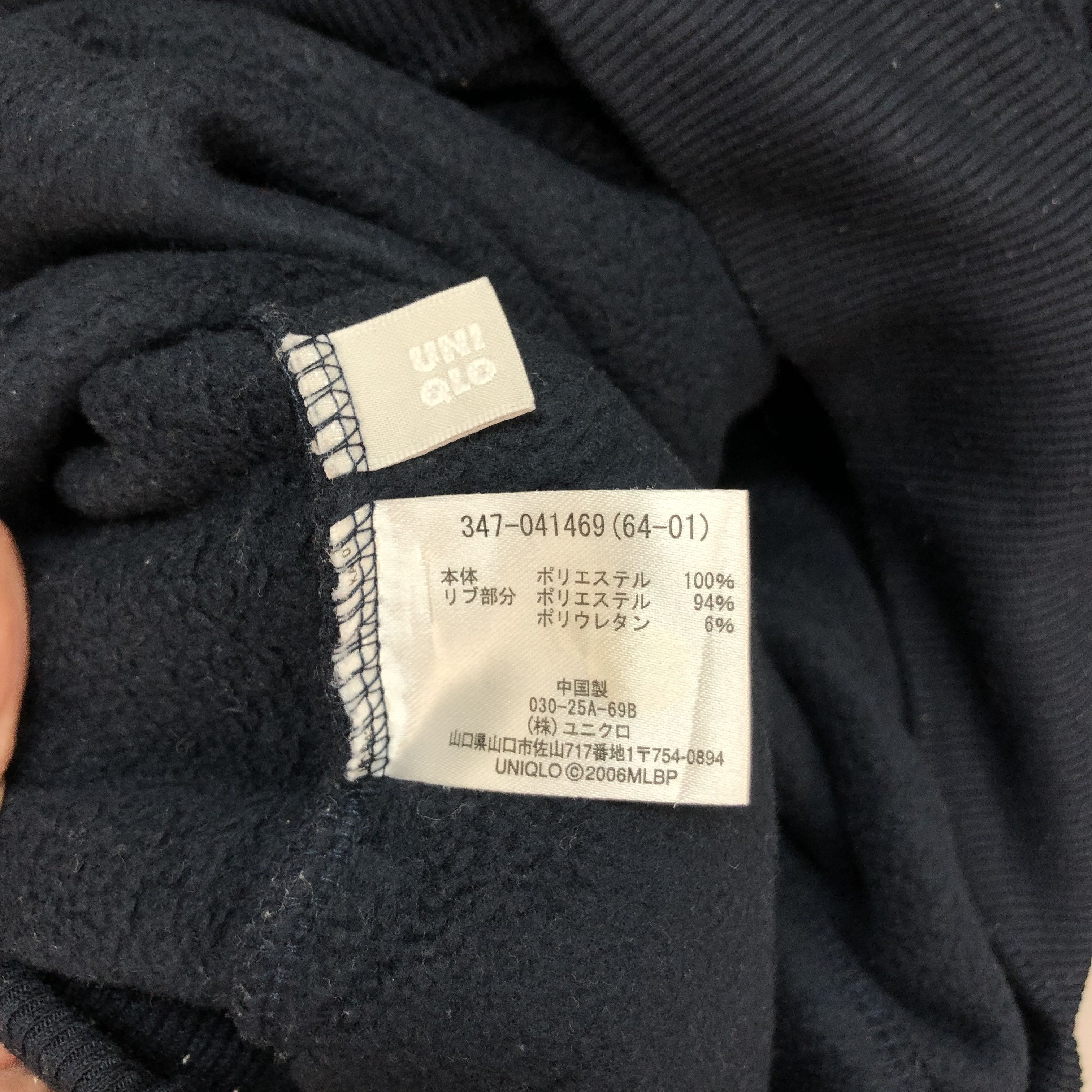 Uniqlo New York Yankees Big Logo Fleece Sherpa Sweatshirt #5274-182 Size US S / EU 44-46 / 1 - 9 Thumbnail