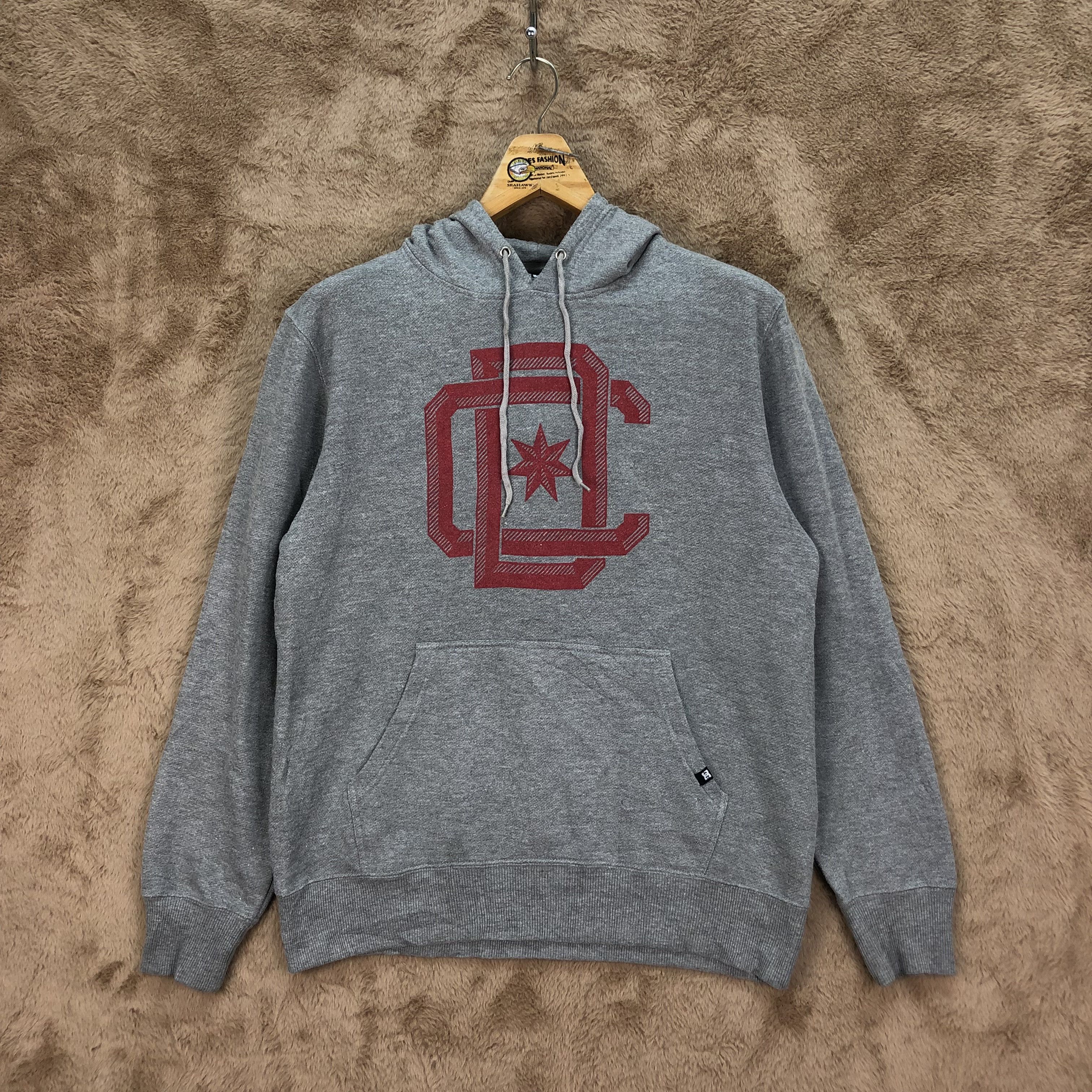 image of Dc Shoes Big Logo Pullover Hoodies 4986-25 in Grey, Men's (Size Small)