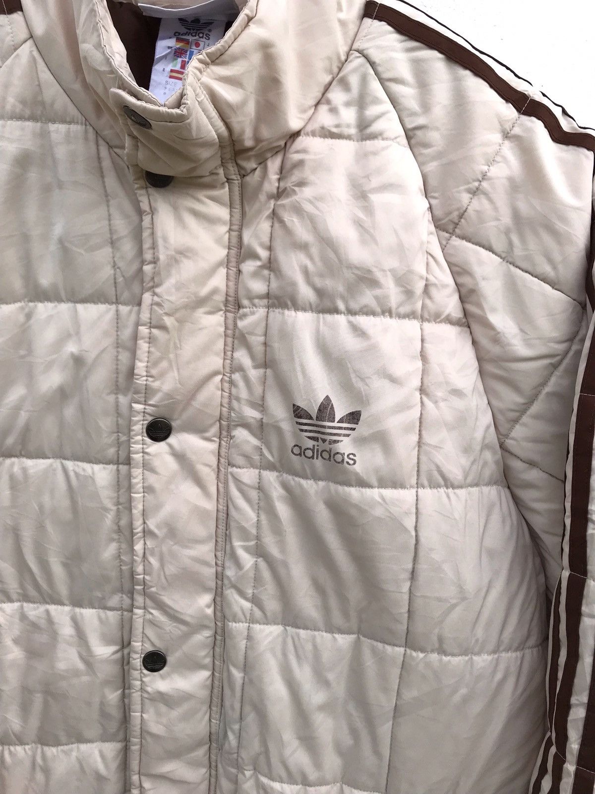 Adidas Vintage Adidas Trefoil Snap Button Jacket Size US M / EU 48-50 / 2 - 4 Thumbnail