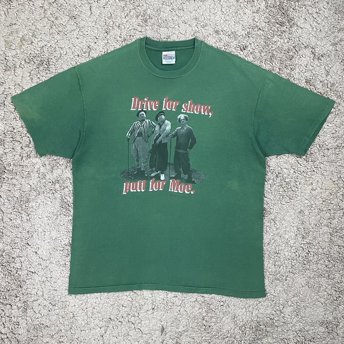 Vintage Vintage Three Stooges Drive For Show T-shirt Size US XXL / EU 58 / 5 - 1 Thumbnail
