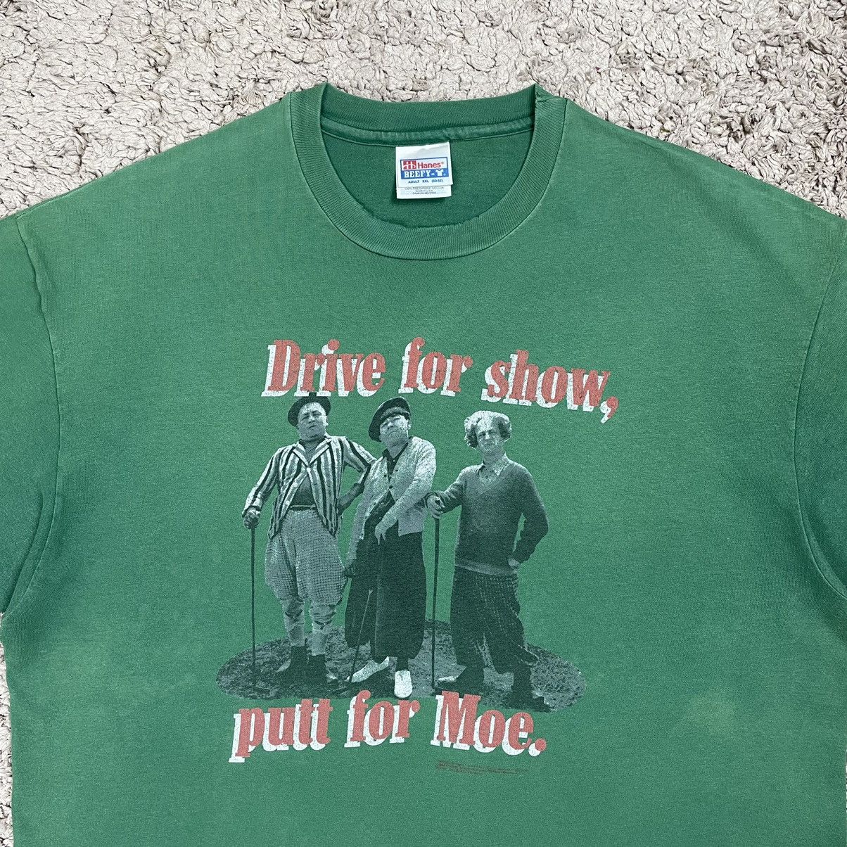 Vintage Vintage Three Stooges Drive For Show T-shirt Size US XXL / EU 58 / 5 - 5 Thumbnail