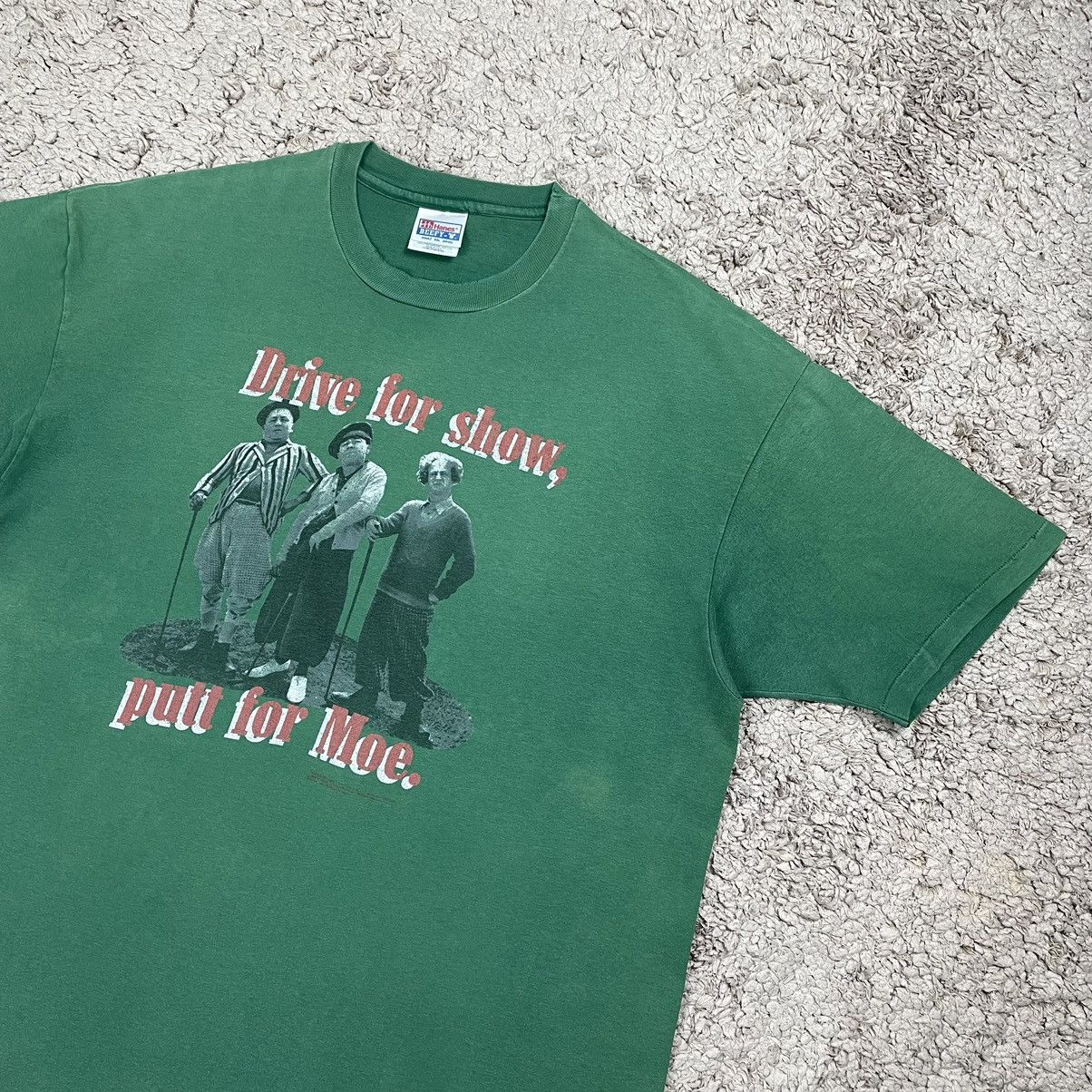 Vintage Vintage Three Stooges Drive For Show T-shirt Size US XXL / EU 58 / 5 - 4 Thumbnail