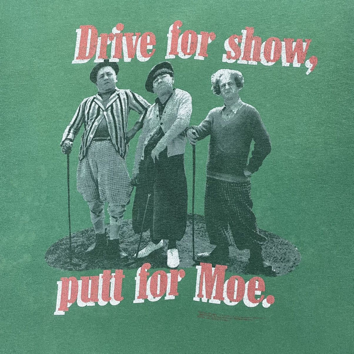 Vintage Vintage Three Stooges Drive For Show T-shirt Size US XXL / EU 58 / 5 - 6 Thumbnail