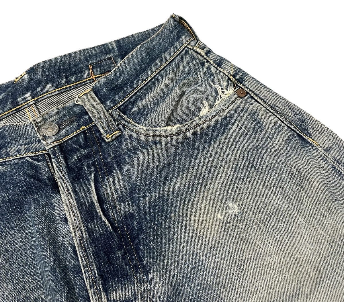Evisu Vintage 80’s Evis Denim Patchwork Jeans Size US 30 / EU 46 - 3 Thumbnail