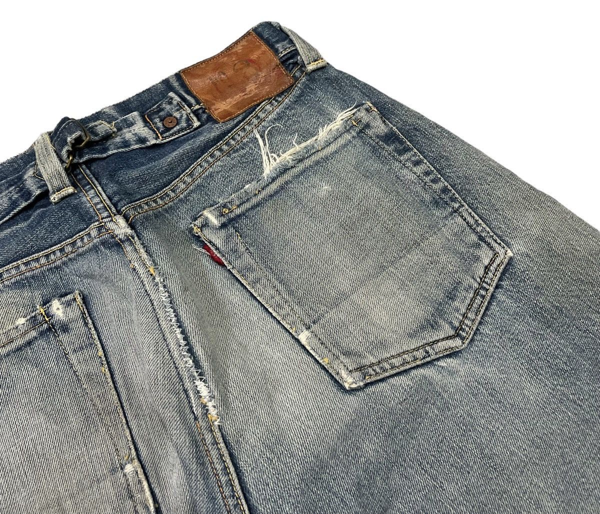 Evisu Vintage 80’s Evis Denim Patchwork Jeans Size US 30 / EU 46 - 14 Thumbnail