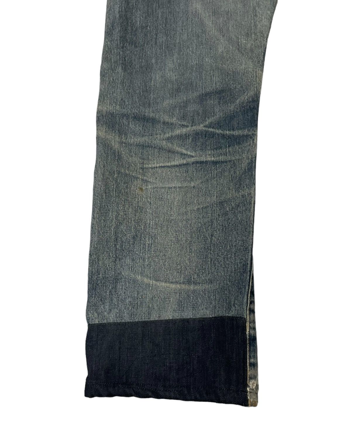 Evisu Vintage 80’s Evis Denim Patchwork Jeans Size US 30 / EU 46 - 16 Thumbnail
