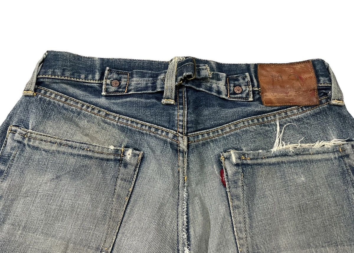 Evisu Vintage 80’s Evis Denim Patchwork Jeans Size US 30 / EU 46 - 18 Thumbnail