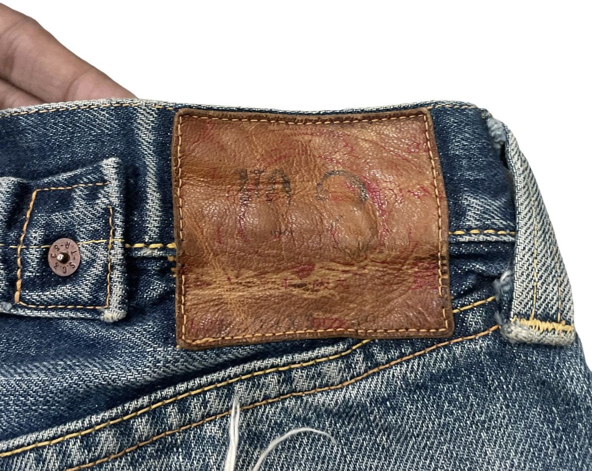 Evisu Vintage 80’s Evis Denim Patchwork Jeans Size US 30 / EU 46 - 19 Thumbnail