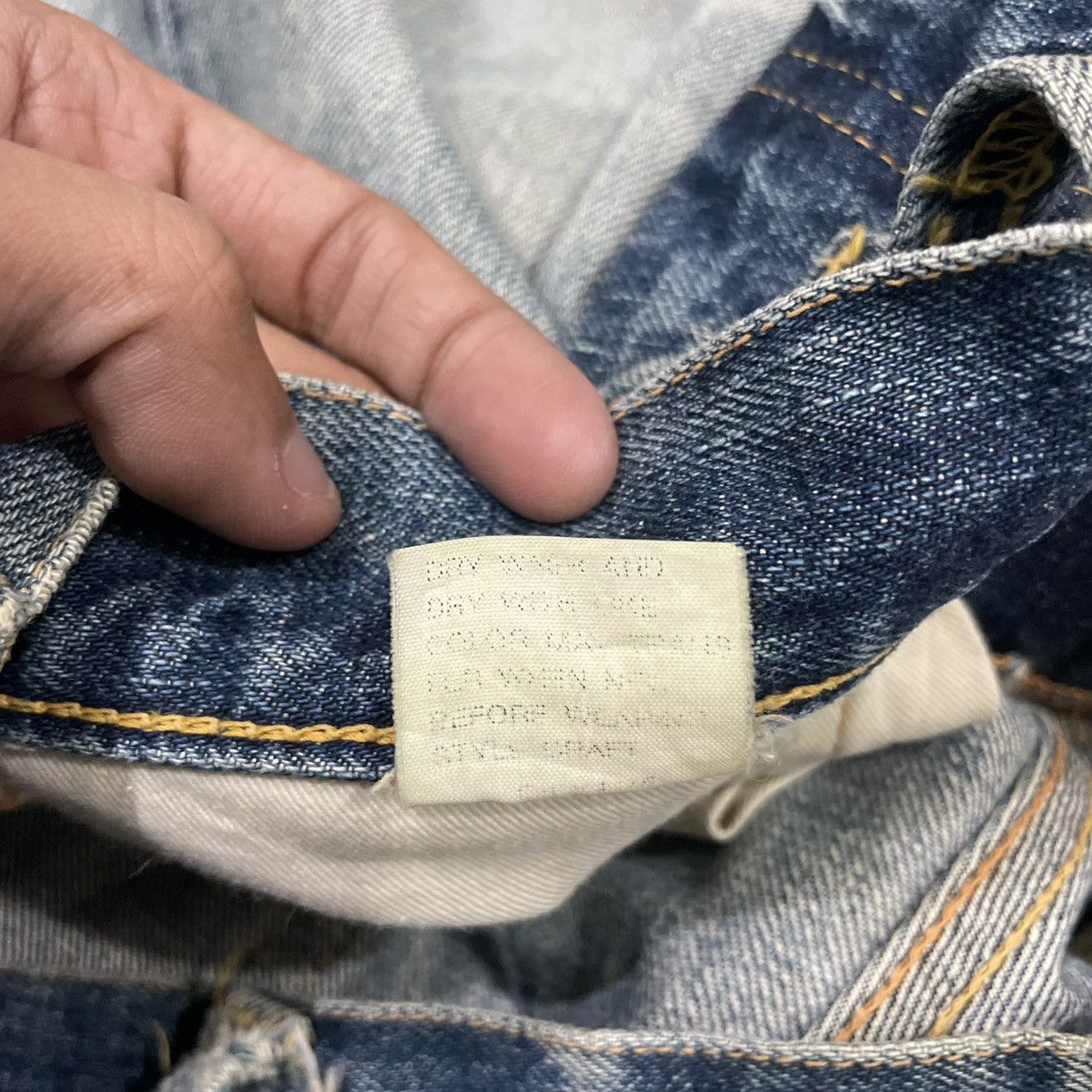 Evisu Vintage 80’s Evis Denim Patchwork Jeans Size US 30 / EU 46 - 25 Thumbnail