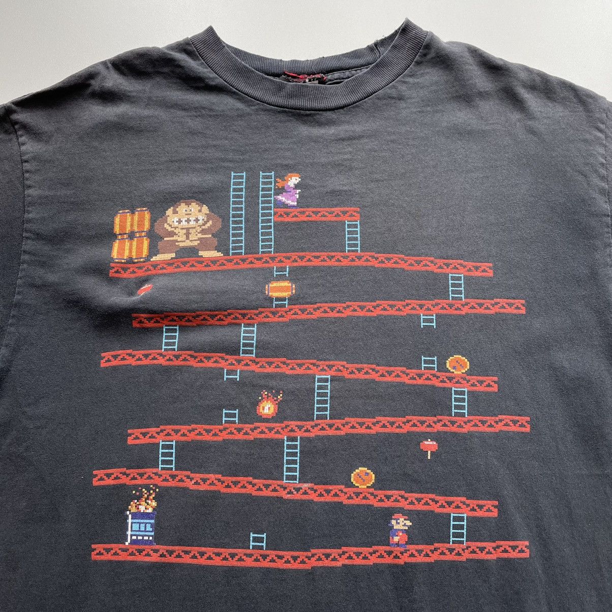 Nintendo × Vintage Vintage 2000s Donkey Kong & Mario Nintendo Graphic T Shirt Size US M / EU 48-50 / 2 - 3 Thumbnail