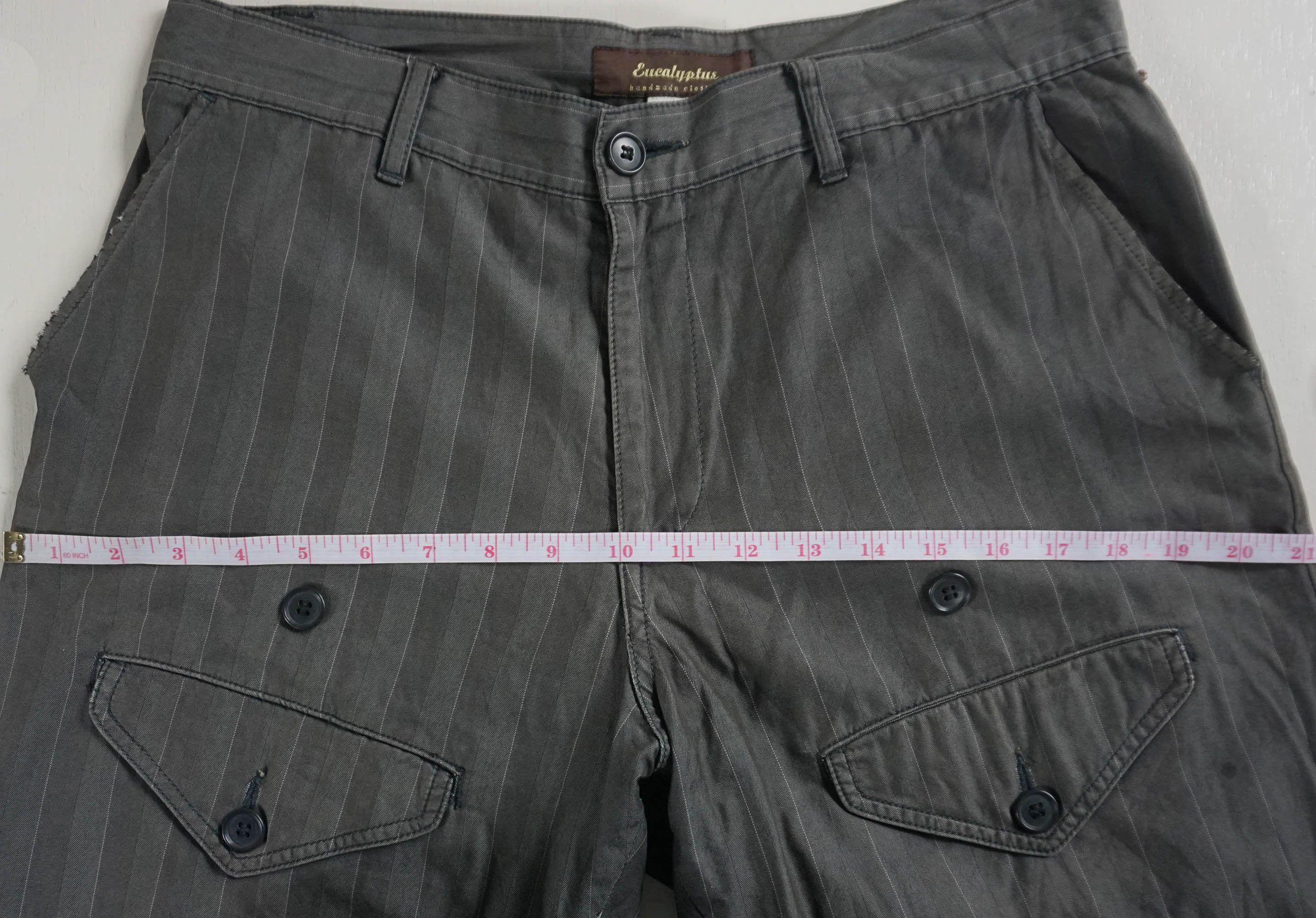 Handmade EUCALYPTUS Handmade Striped Multi-Pockets Pants Size US 32 / EU 48 - 15 Thumbnail