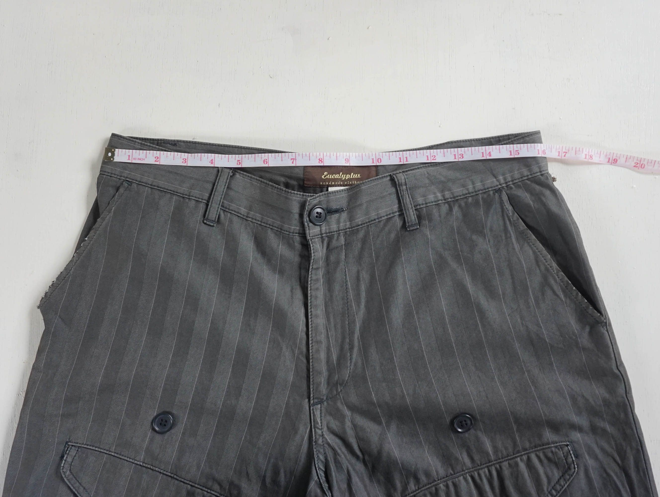 Handmade EUCALYPTUS Handmade Striped Multi-Pockets Pants Size US 32 / EU 48 - 14 Thumbnail