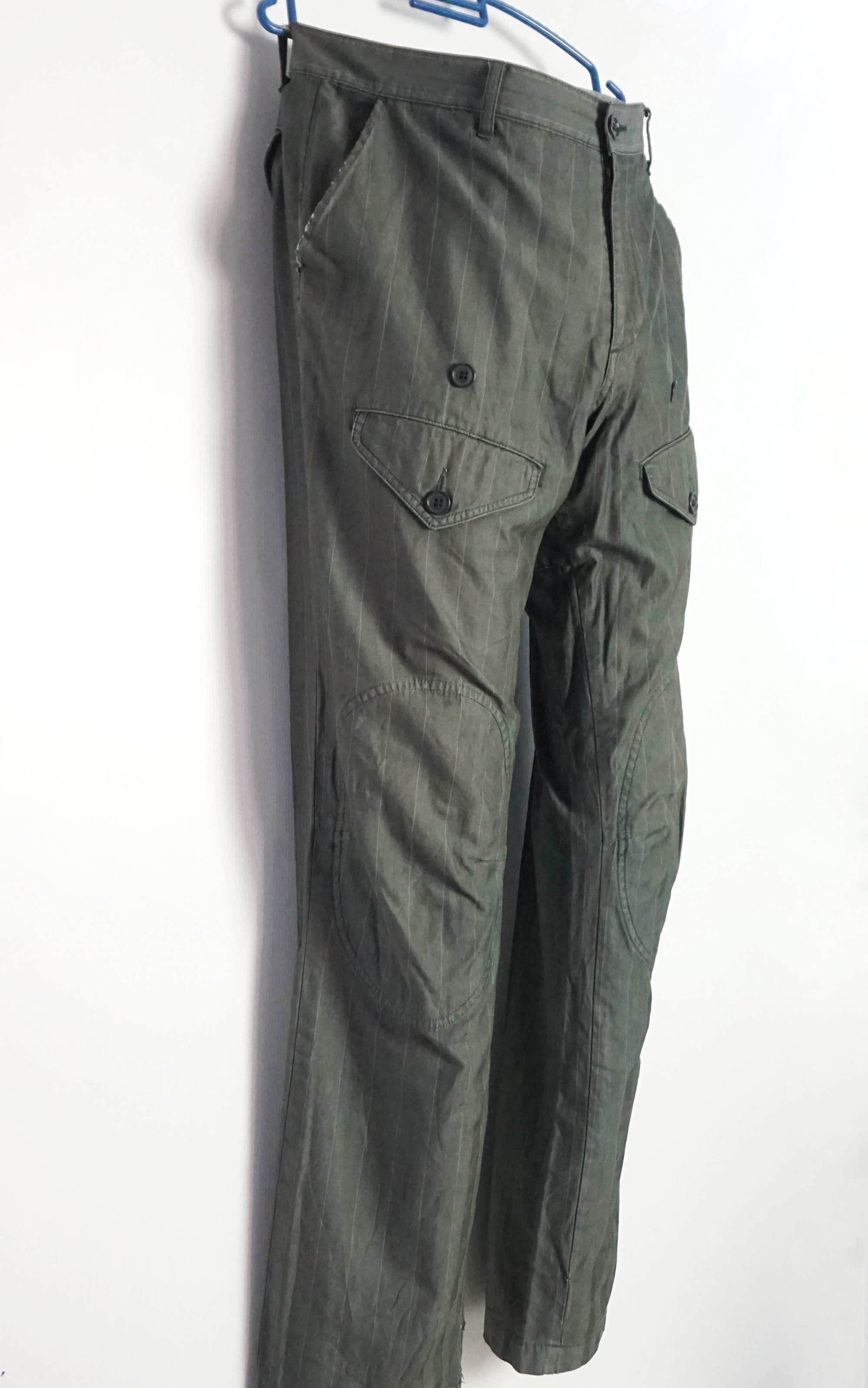 Handmade EUCALYPTUS Handmade Striped Multi-Pockets Pants Size US 32 / EU 48 - 3 Thumbnail