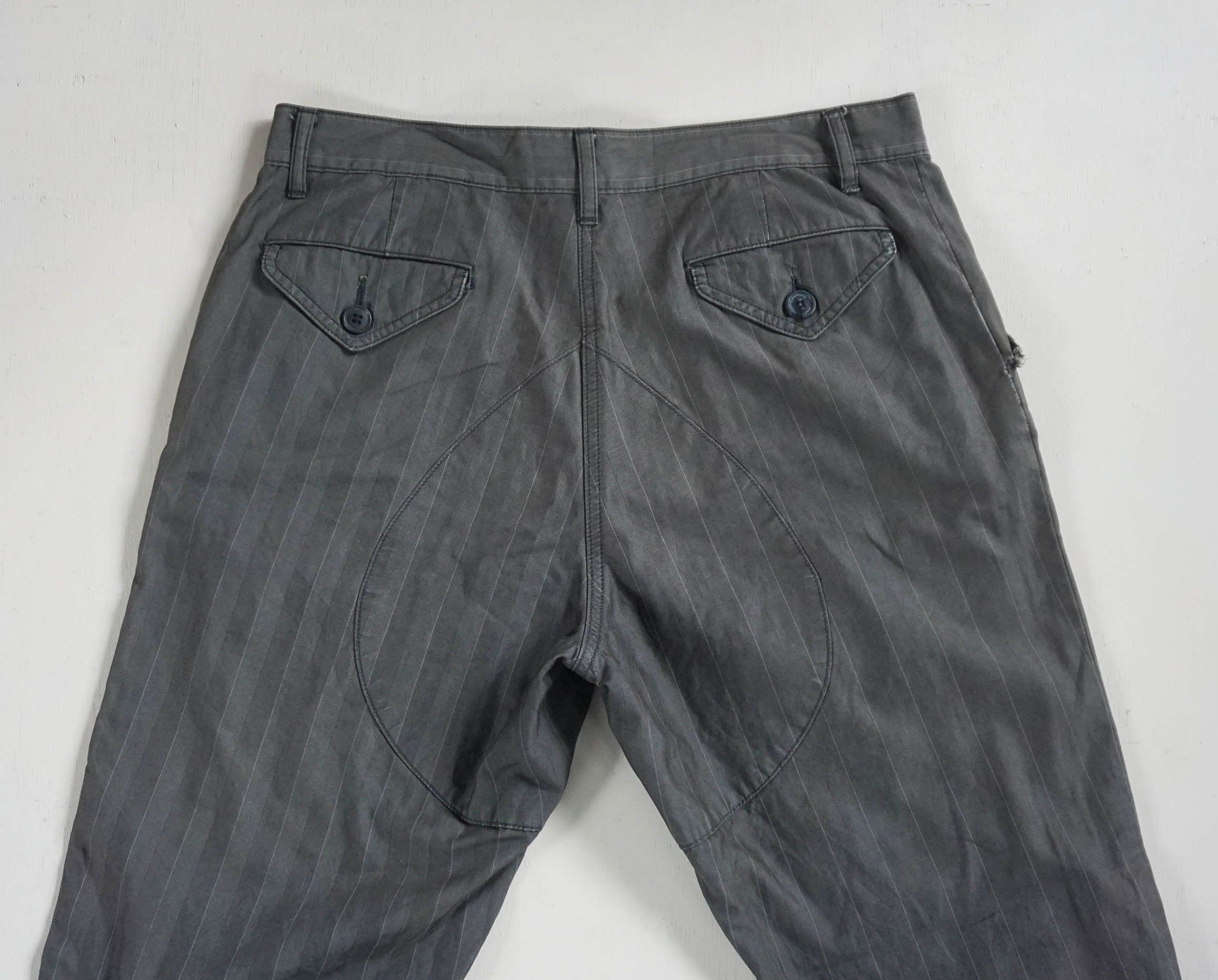 Handmade EUCALYPTUS Handmade Striped Multi-Pockets Pants Size US 32 / EU 48 - 2 Thumbnail