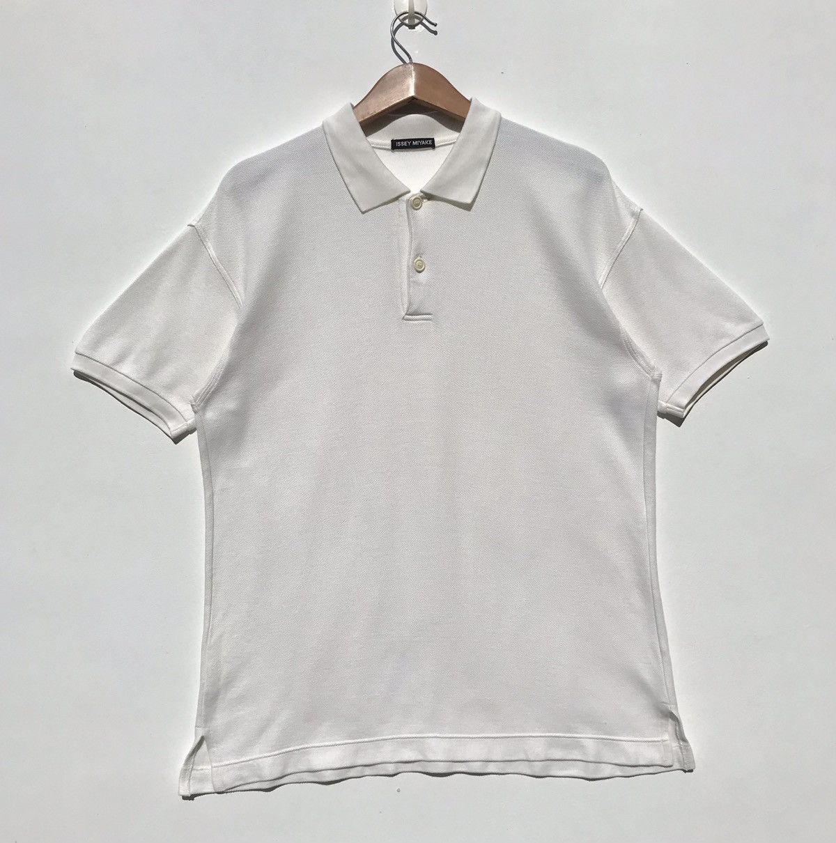 Issey Miyake Issey Miyake Polos Plain Tee Vintage Issey Miyake Designers Size US M / EU 48-50 / 2 - 1 Thumbnail