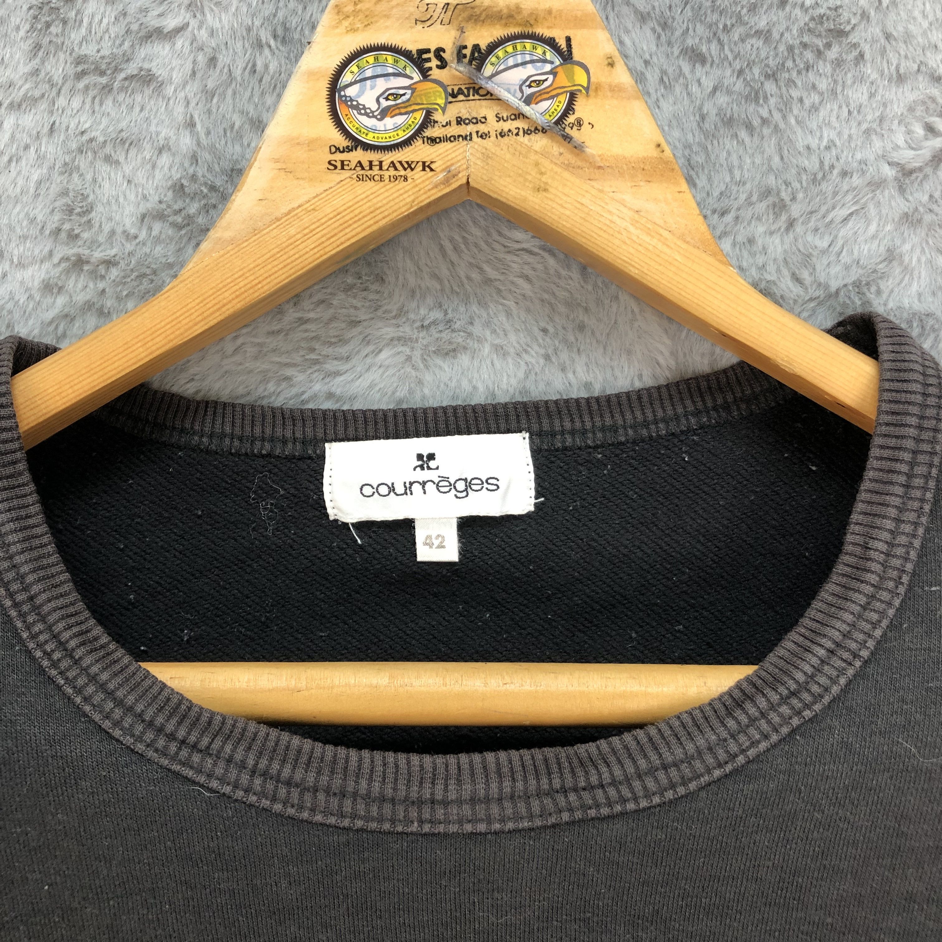 Courreges Courreges Sport Futur Big Logo Sweatshirts #4446-154 Size S / US 4 / IT 40 - 9 Thumbnail