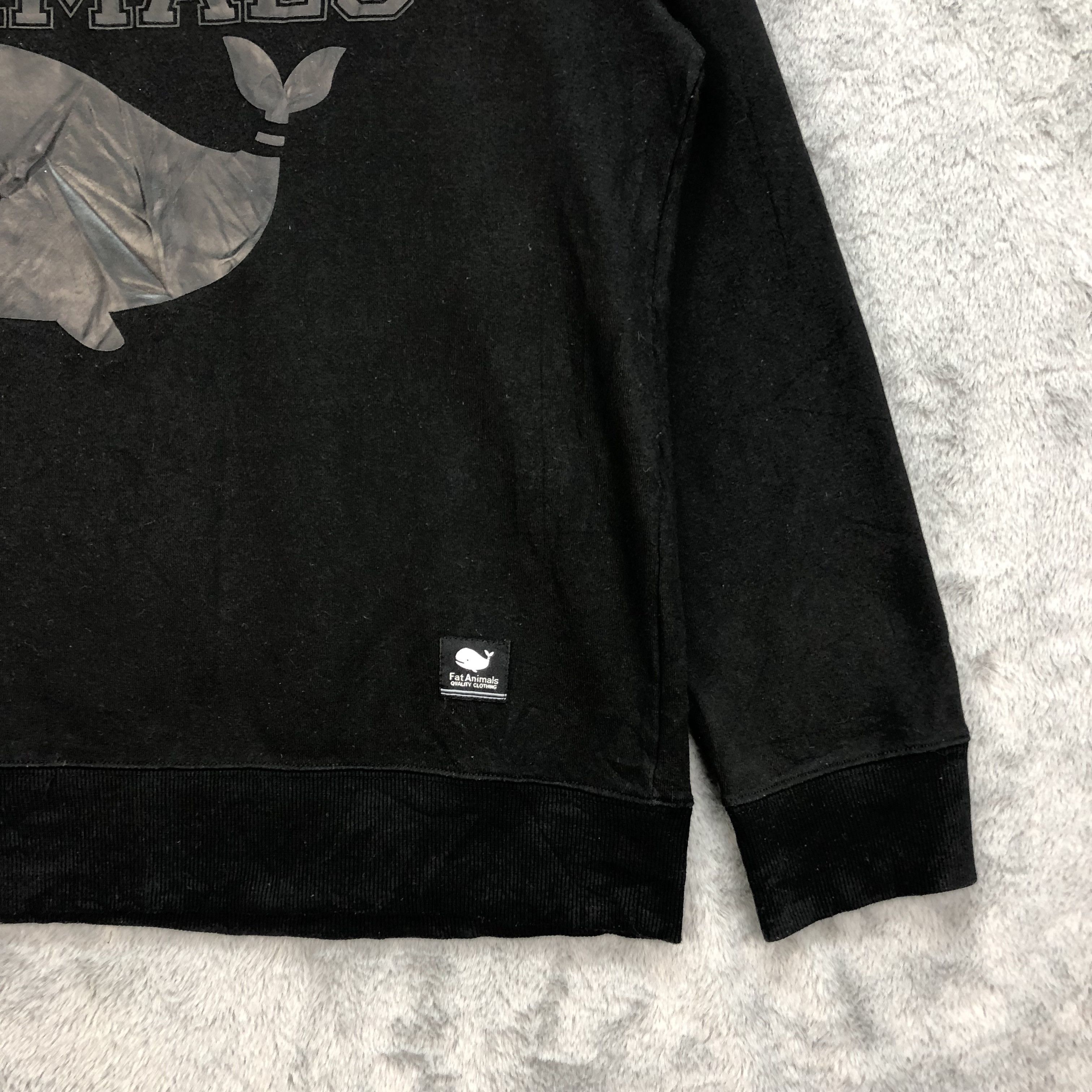 Japanese Brand FAT ANIMALS Big Logo Sweatshirts #5008-25 Size US L / EU 52-54 / 3 - 6 Thumbnail