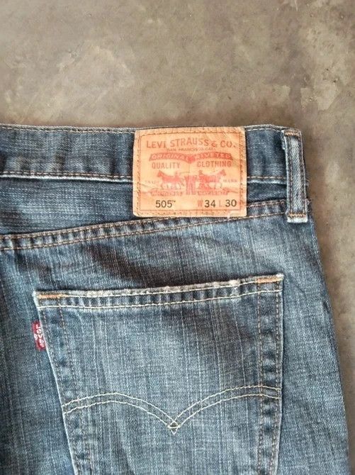 Levi's Vintage Levi's Jeans 505 Blue Washed Denim 34x30 Size US 34 / EU 50 - 3 Thumbnail