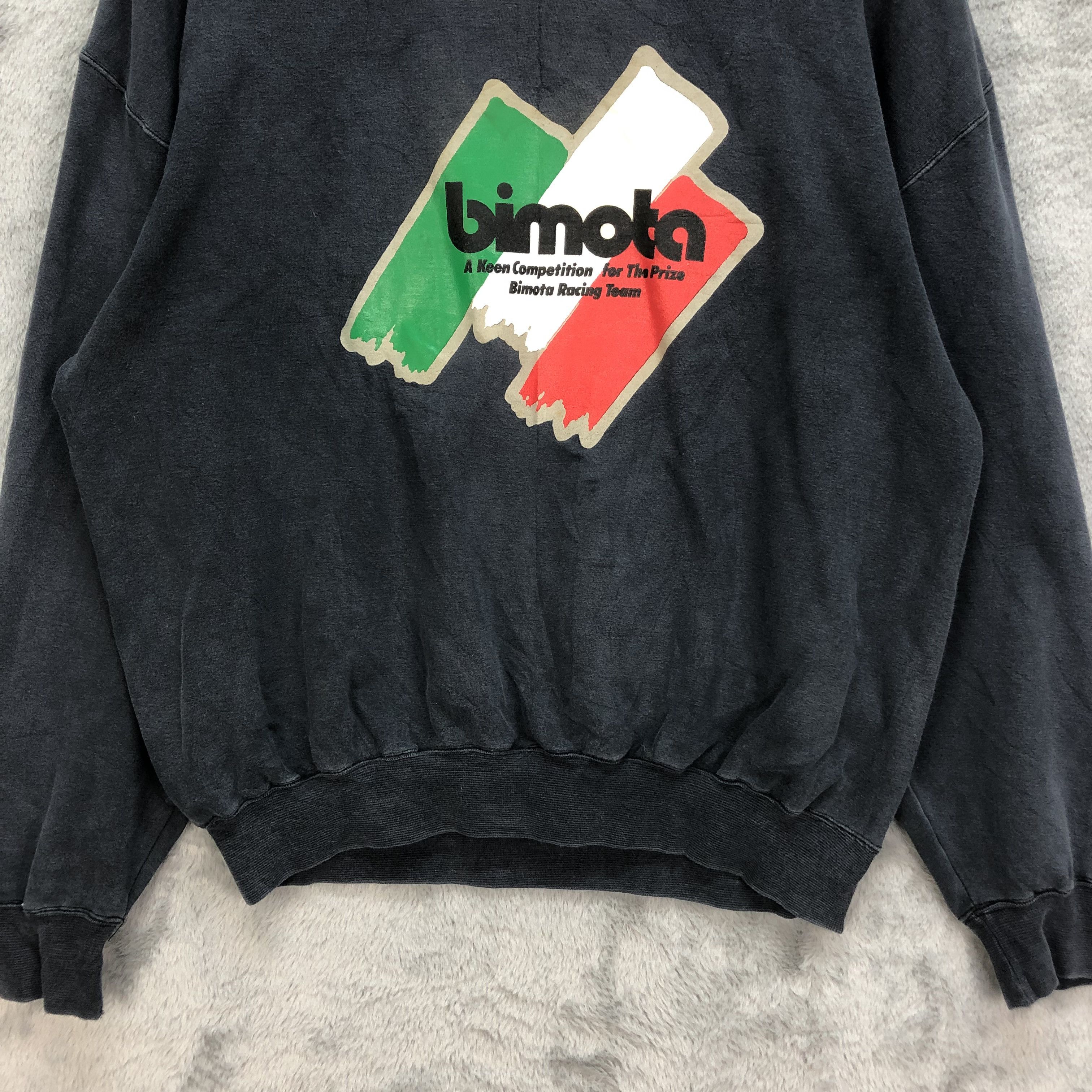 Japanese Brand BIMOTA JAPAN RACING TEAM SWEATSHIRTS #5175-177 Size US M / EU 48-50 / 2 - 4 Thumbnail