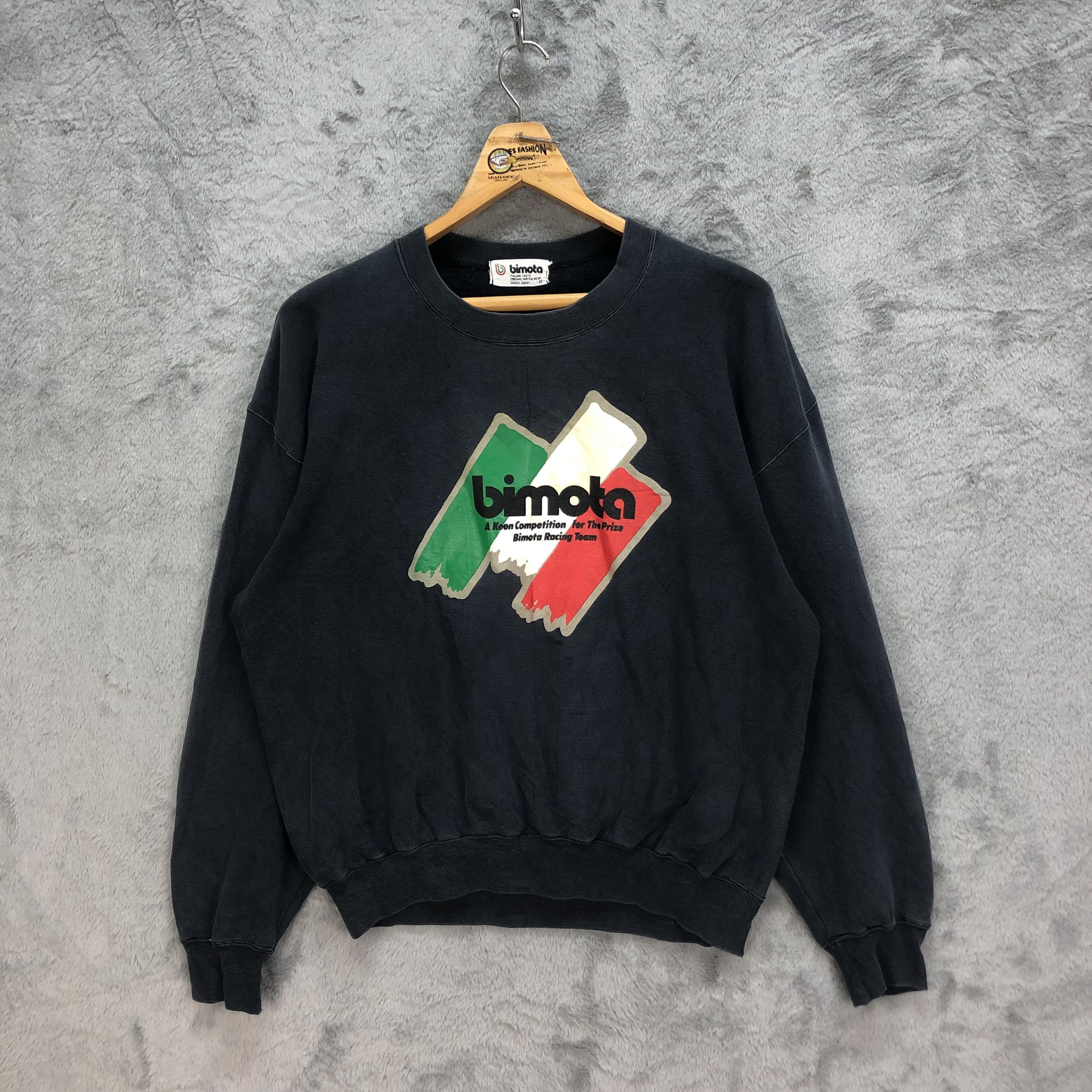 Japanese Brand BIMOTA JAPAN RACING TEAM SWEATSHIRTS #5175-177 Size US M / EU 48-50 / 2 - 1 Thumbnail