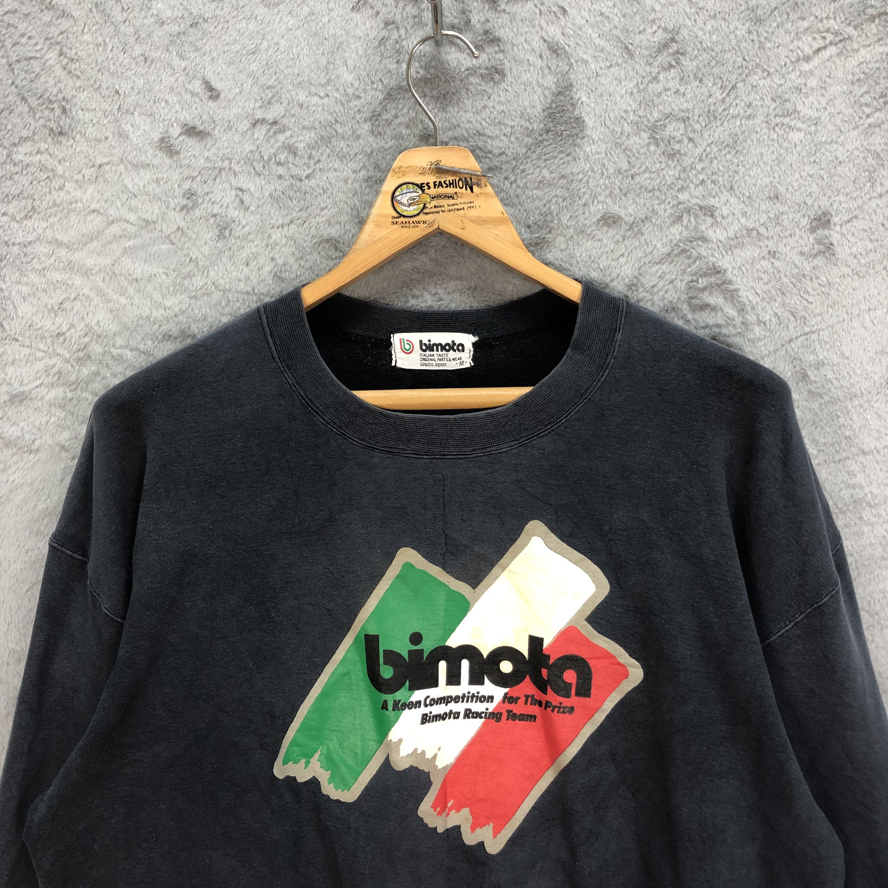 Japanese Brand BIMOTA JAPAN RACING TEAM SWEATSHIRTS #5175-177 Size US M / EU 48-50 / 2 - 2 Thumbnail