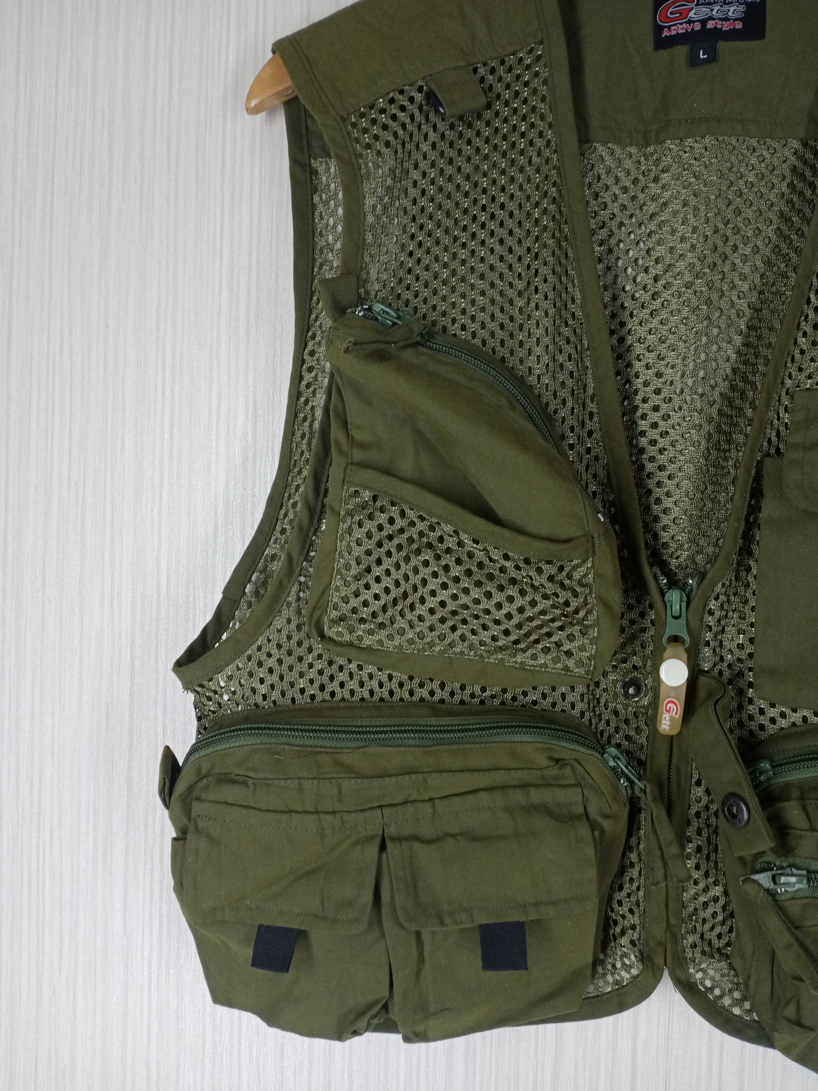 Japanese Brand Rare Getting Fishing Wear Tactical Vest Size US M / EU 48-50 / 2 - 6 Thumbnail