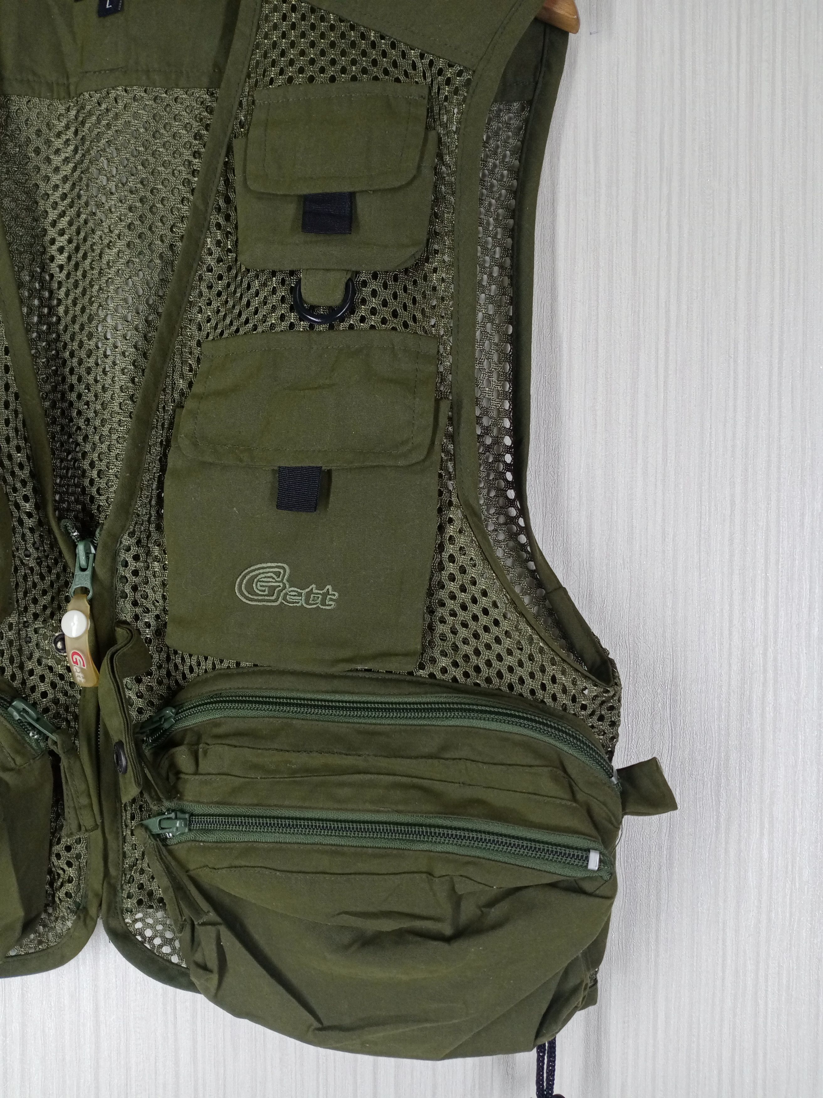 Japanese Brand Rare Getting Fishing Wear Tactical Vest Size US M / EU 48-50 / 2 - 5 Thumbnail