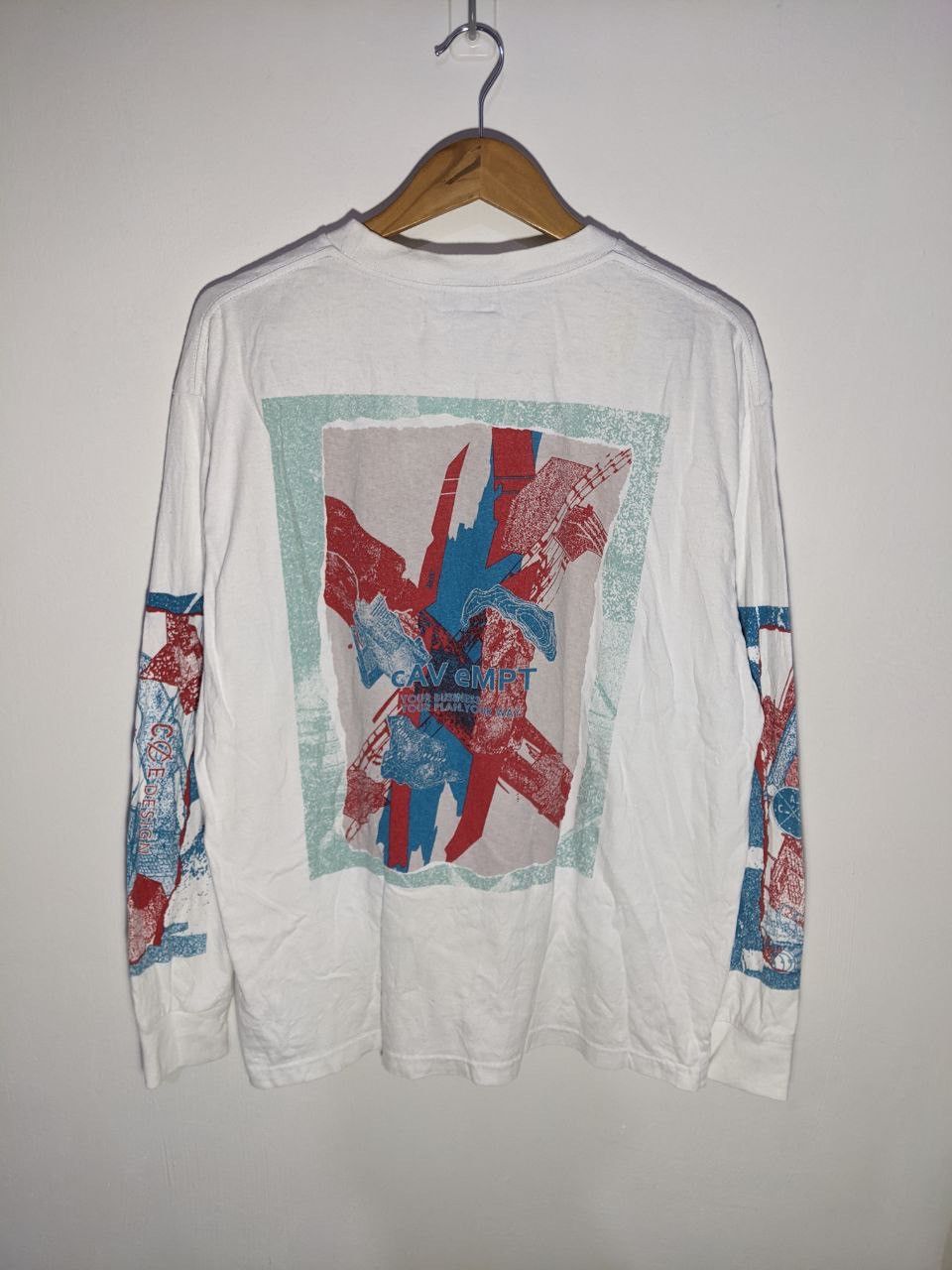 Cav Empt Cav Empt Long Sleeve Your Business Tee Size US XL / EU 56 / 4 - 2 Thumbnail