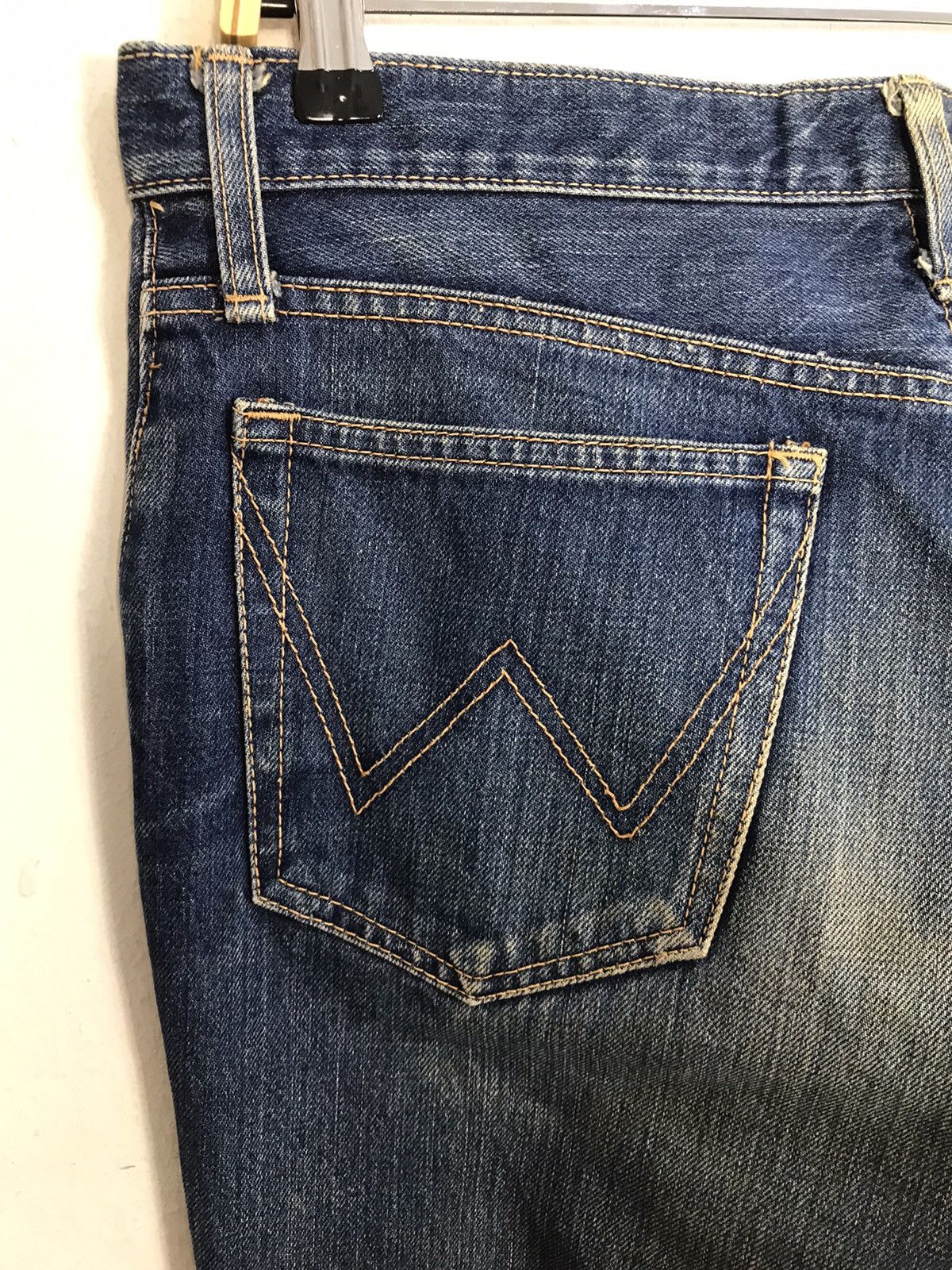 Edwin × Vintage Vintage Edwin Orange Tab Denim Jeans Design Size US 31 - 12 Thumbnail
