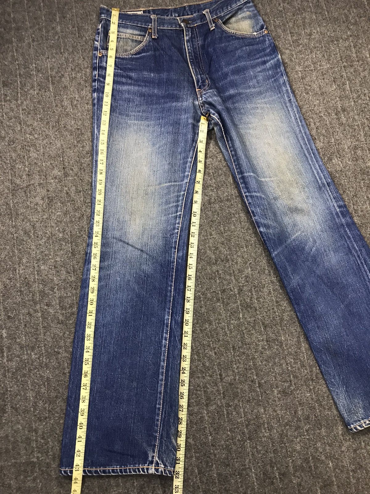Edwin × Vintage Vintage Edwin Orange Tab Denim Jeans Design Size US 31 - 20 Thumbnail