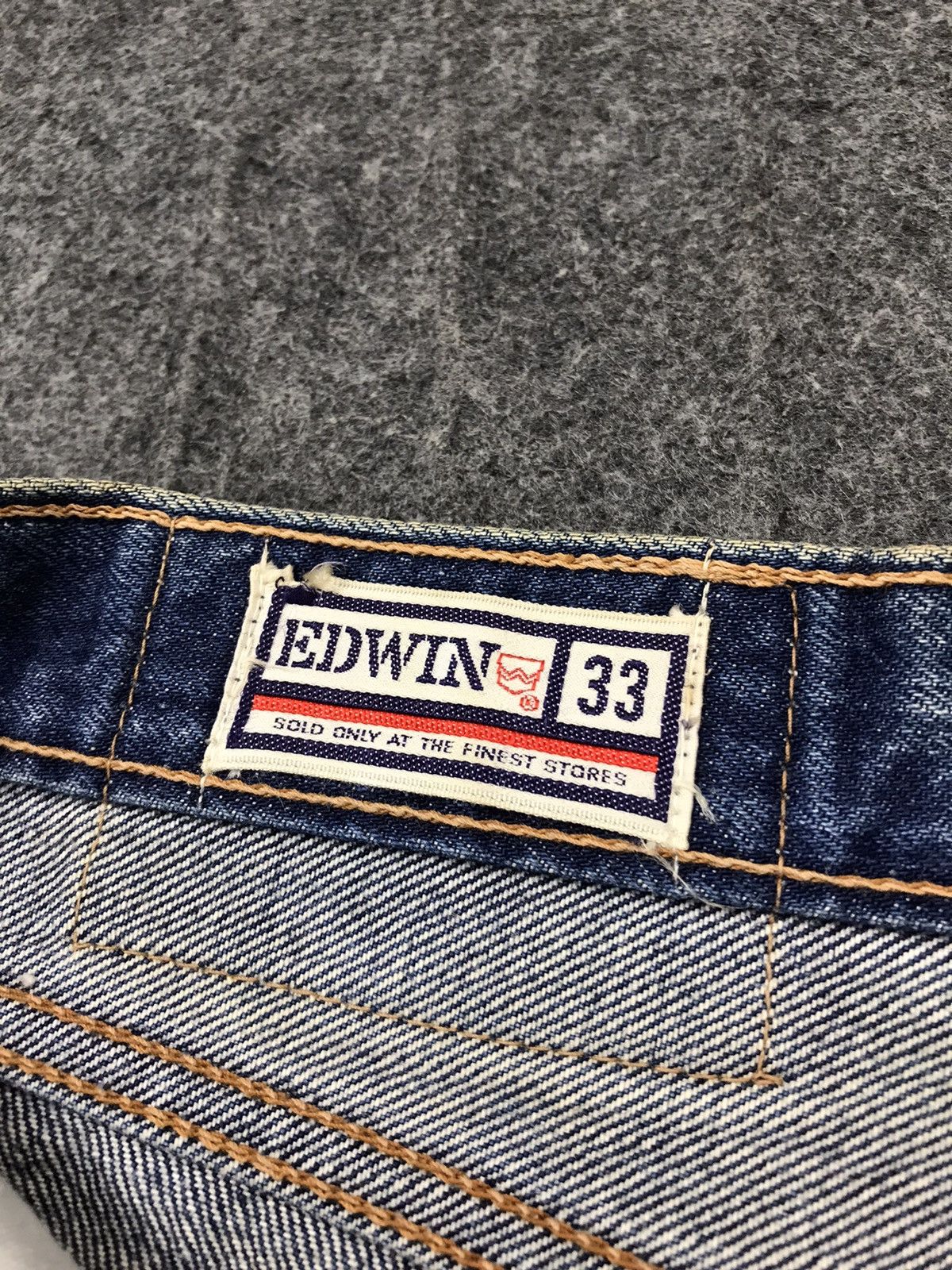 Edwin × Vintage Vintage Edwin Orange Tab Denim Jeans Design Size US 31 - 15 Thumbnail