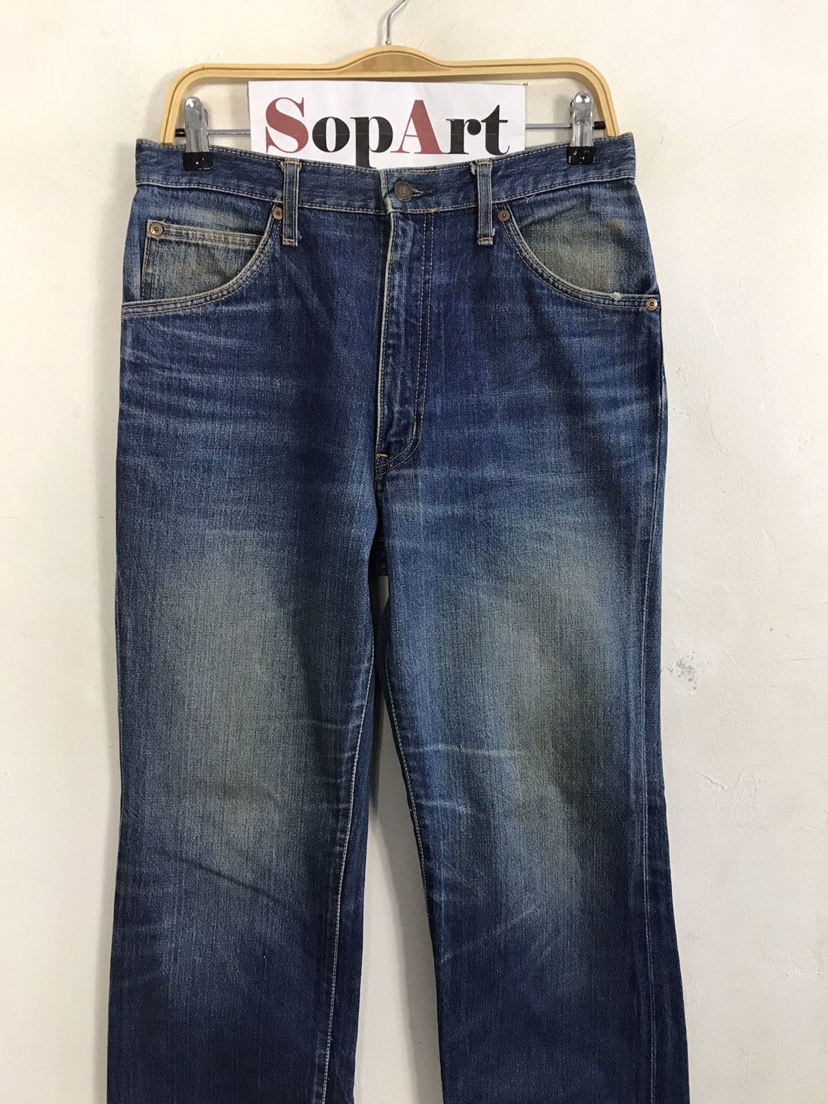 Edwin × Vintage Vintage Edwin Orange Tab Denim Jeans Design Size US 31 - 3 Thumbnail