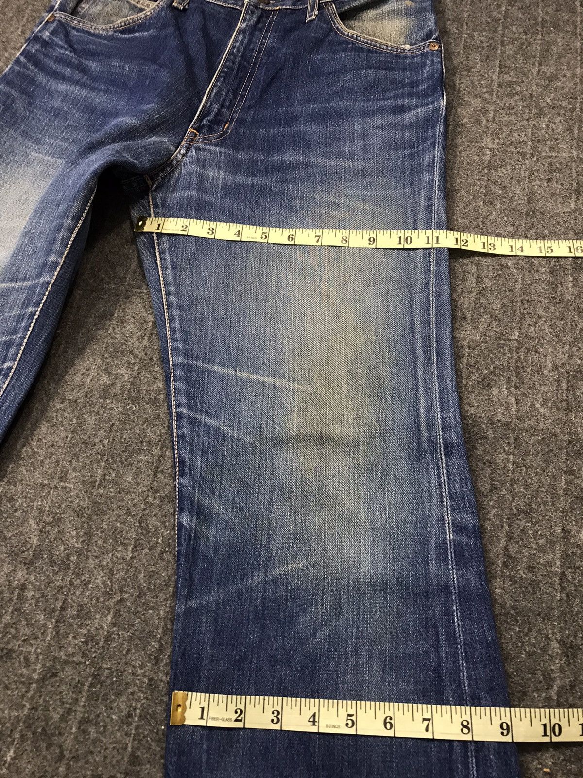 Edwin × Vintage Vintage Edwin Orange Tab Denim Jeans Design Size US 31 - 19 Thumbnail