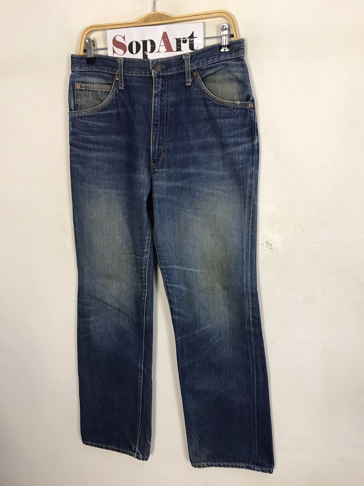 Edwin × Vintage Vintage Edwin Orange Tab Denim Jeans Design Size US 31 - 4 Thumbnail