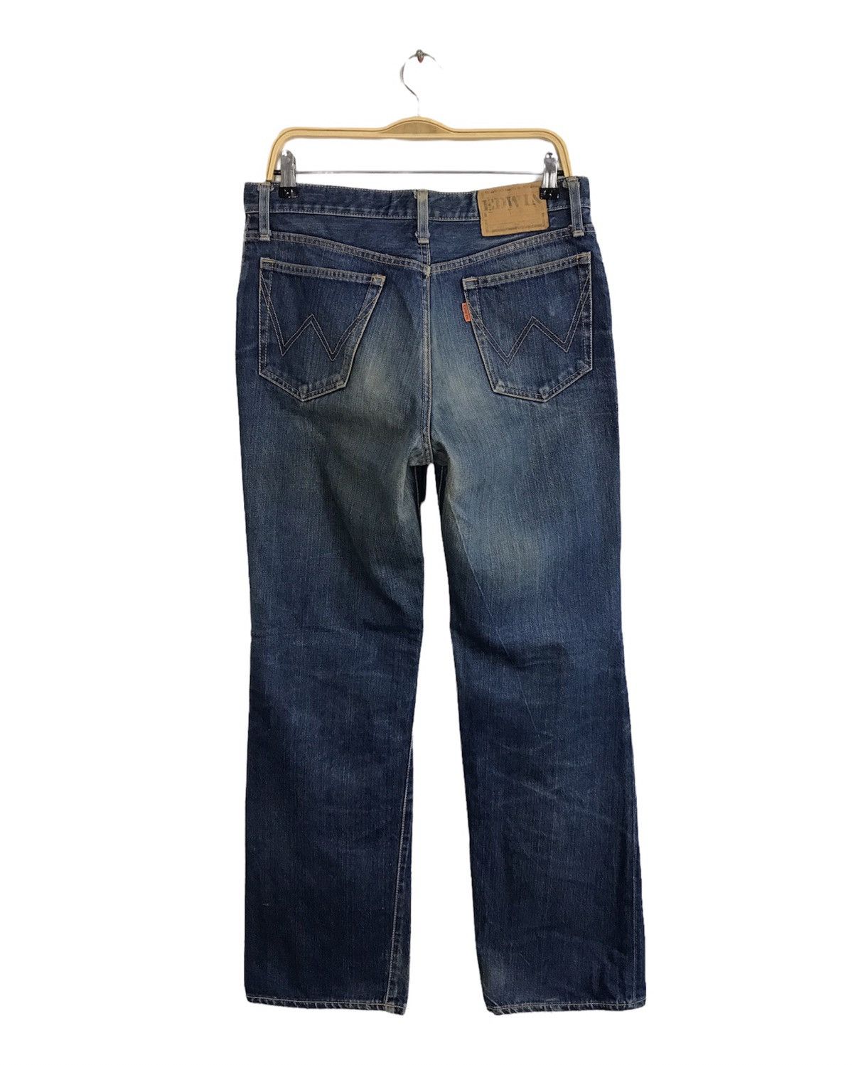 Edwin × Vintage Vintage Edwin Orange Tab Denim Jeans Design Size US 31 - 2 Thumbnail