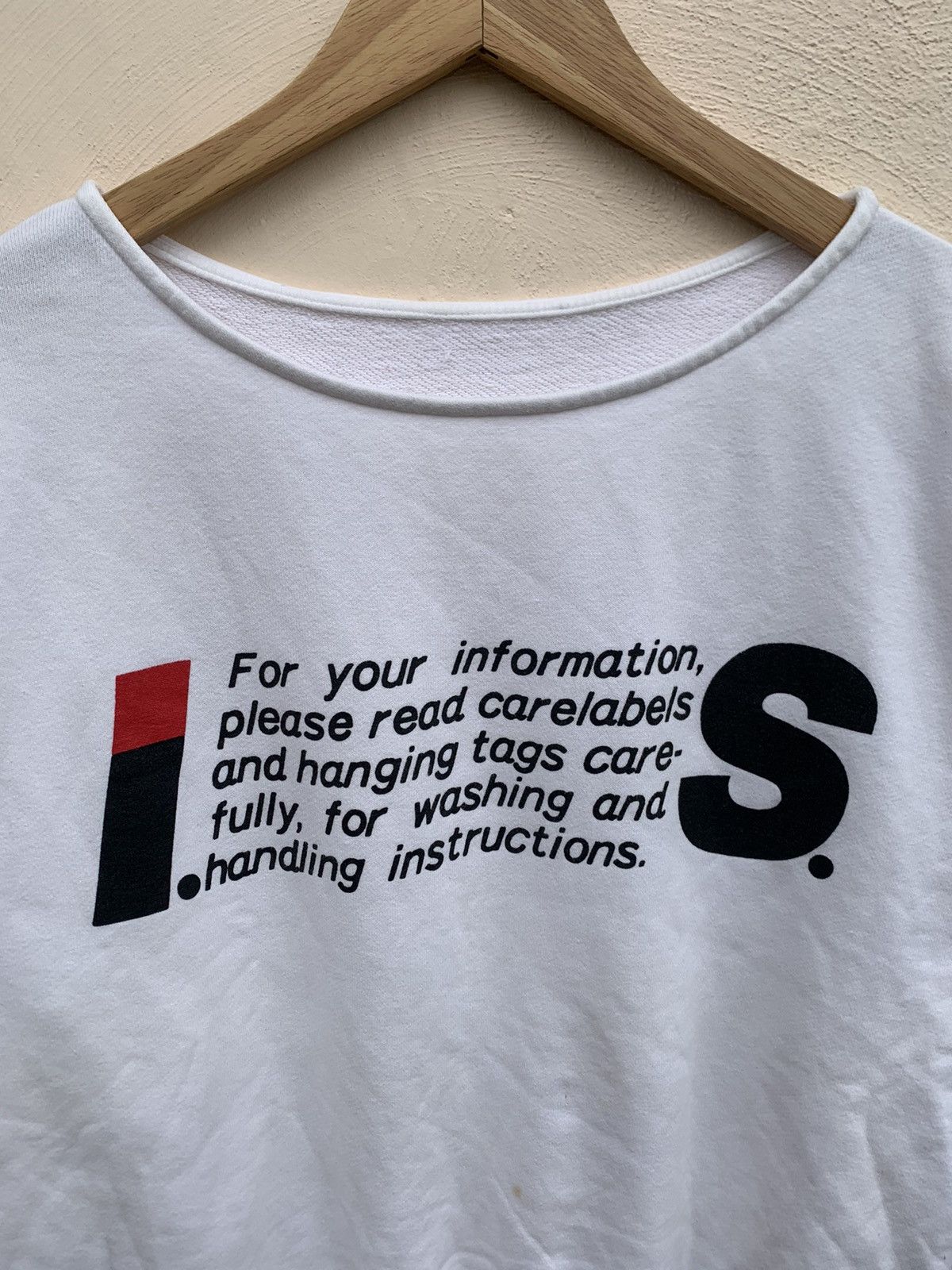 Issey Miyake Vintage 80’s Issey Sport Issey Miyake Care Label Sweatshirt Size US S / EU 44-46 / 1 - 2 Thumbnail