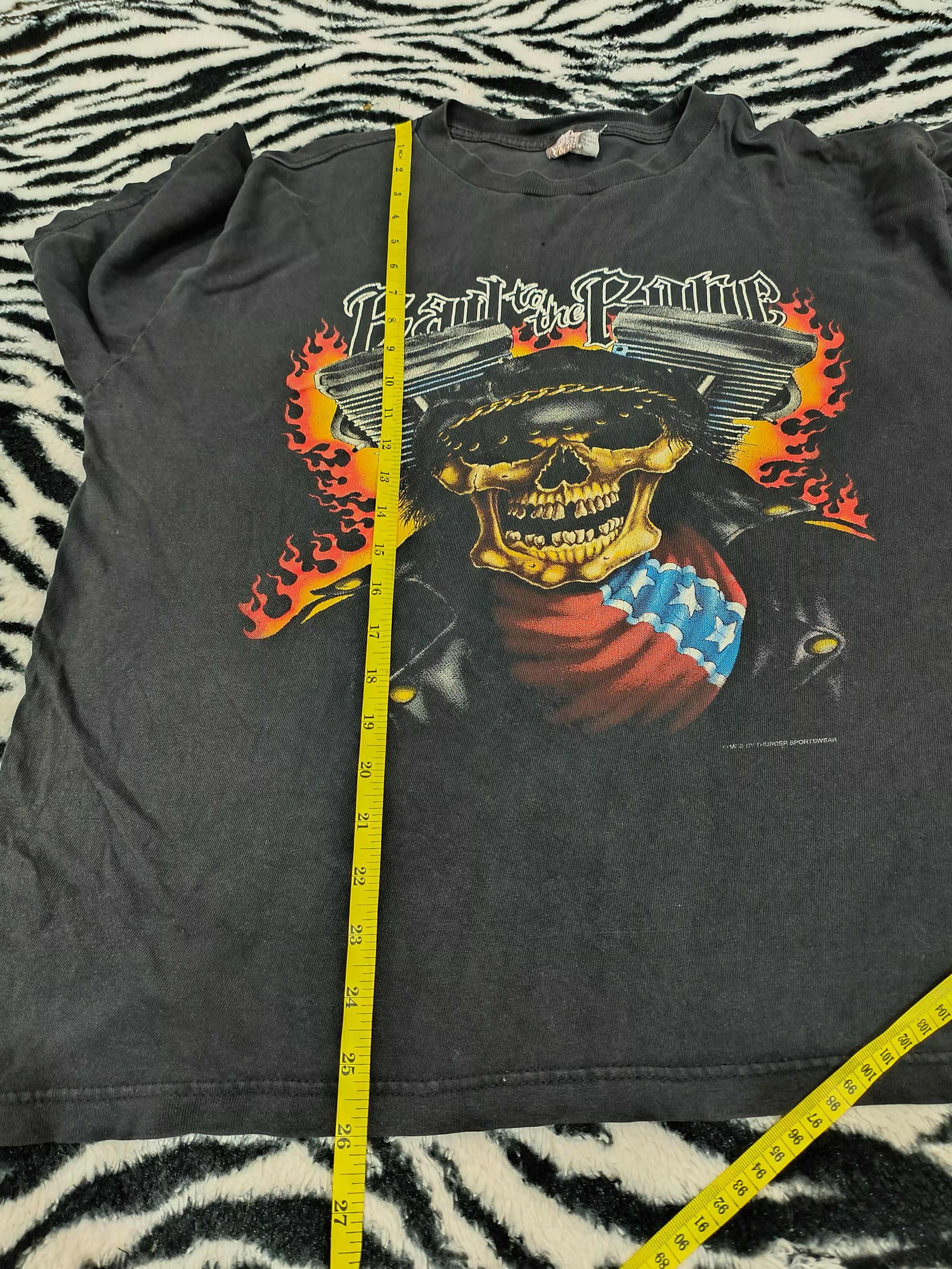 Vintage 🔥Rare🔥 BAD to the BONE Thrashed tee Size US XL / EU 56 / 4 - 6 Thumbnail
