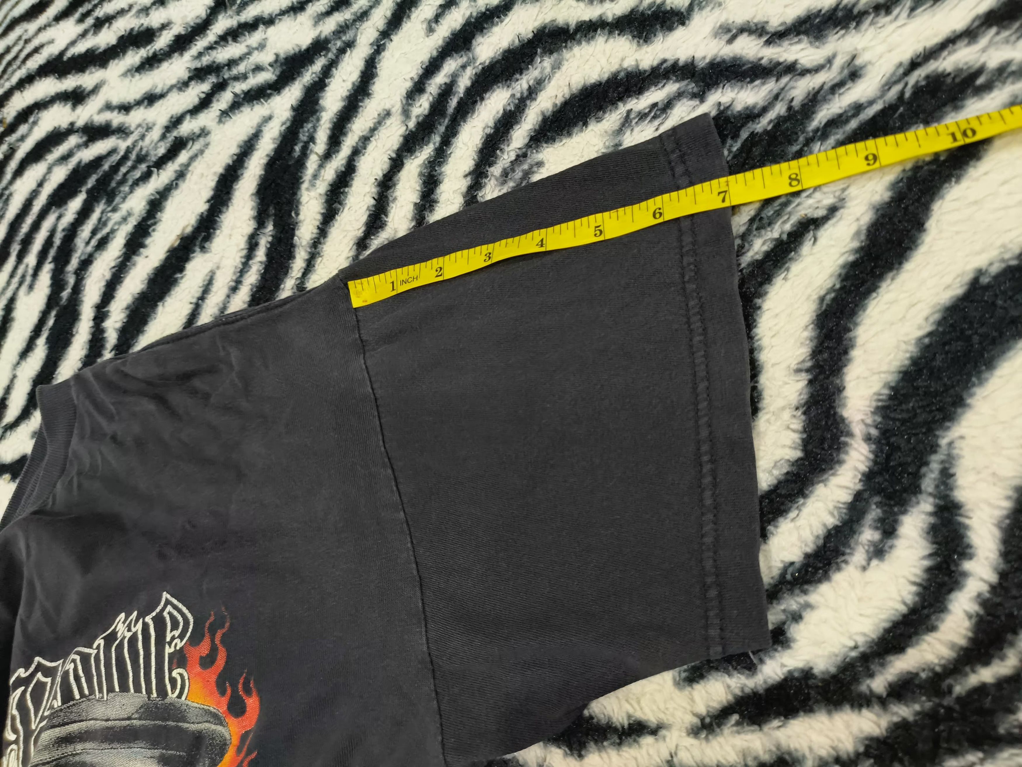 Vintage 🔥Rare🔥 BAD to the BONE Thrashed tee Size US XL / EU 56 / 4 - 9 Thumbnail