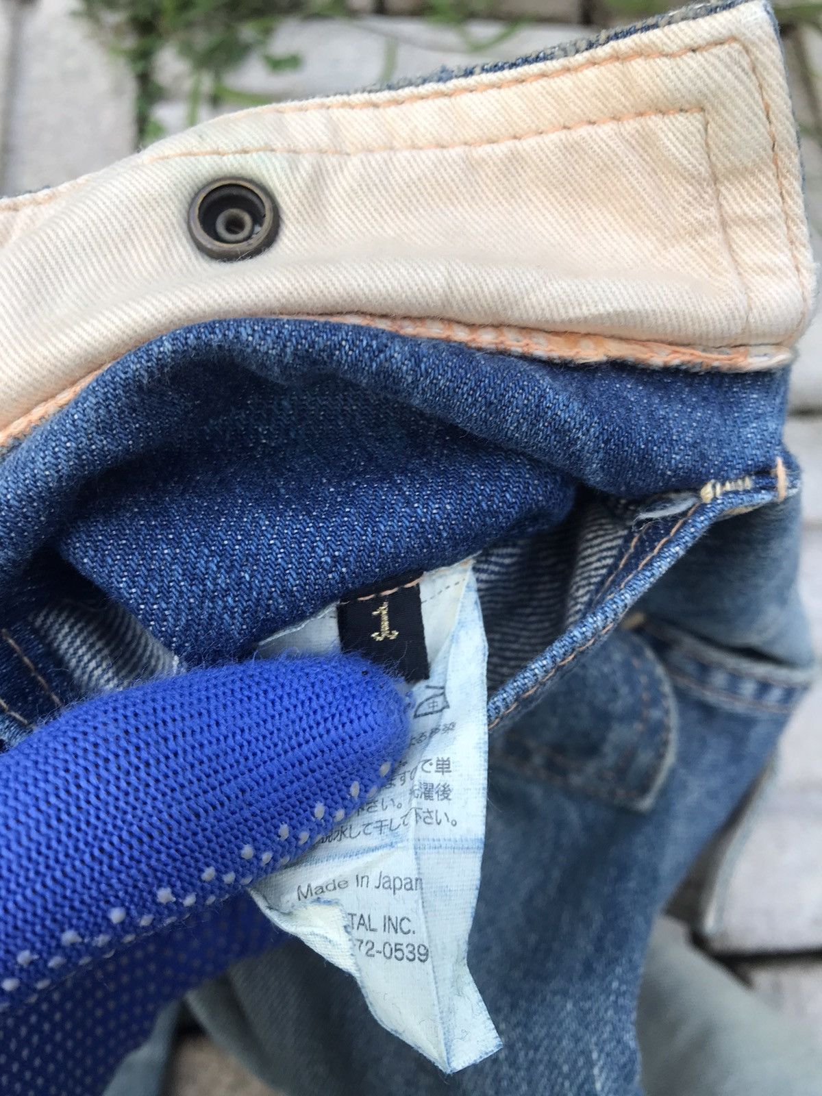 Kapital Kountry Kapital Kountry Distressed slim bushpant denim multipocket Size US 28 / EU 44 - 18 Thumbnail