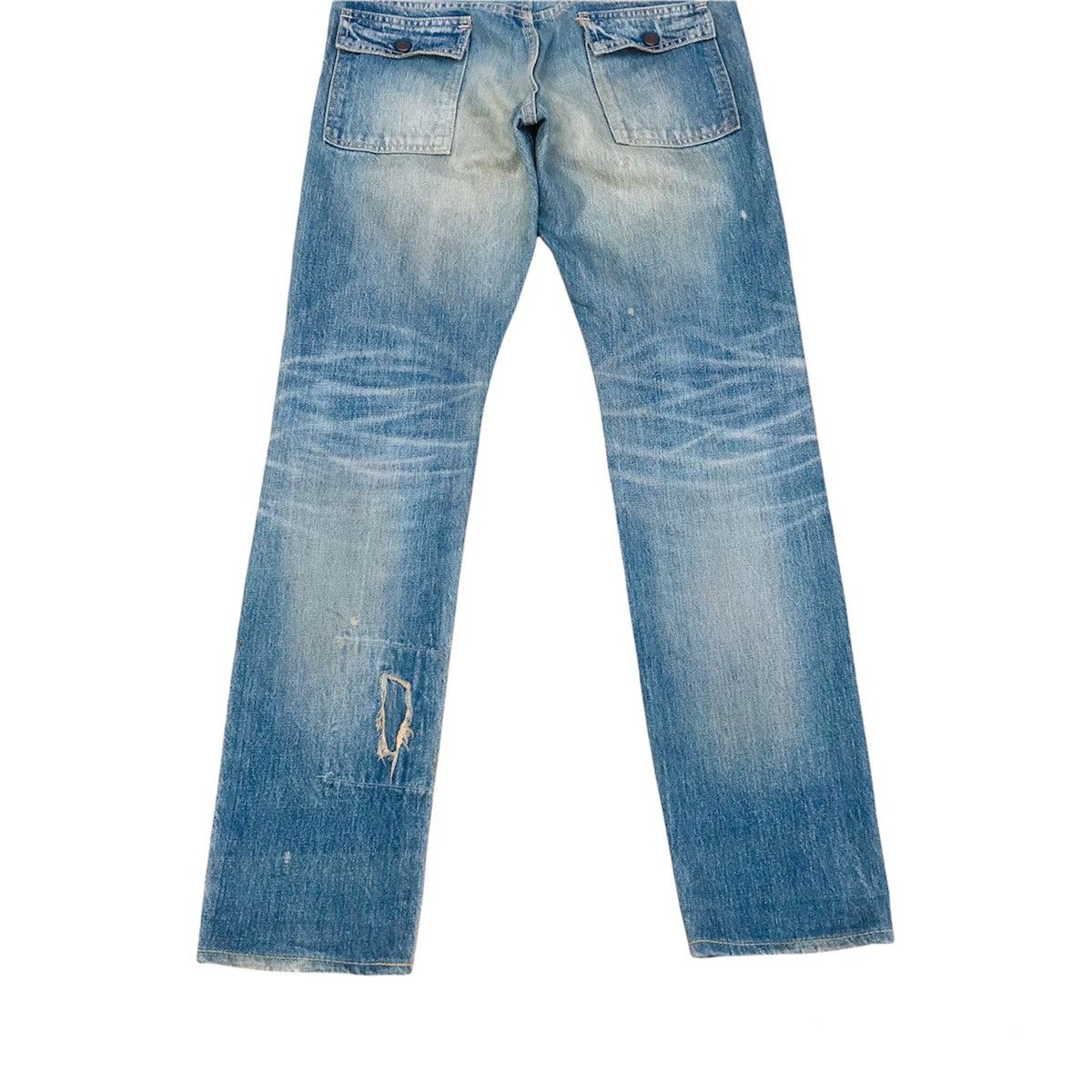 Kapital Kountry Kapital Kountry Distressed slim bushpant denim multipocket Size US 28 / EU 44 - 8 Thumbnail