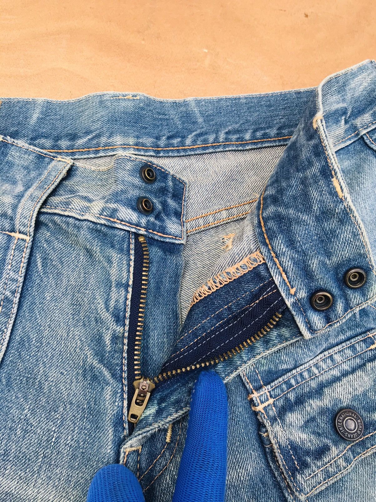 Kapital Kountry Kapital Kountry Distressed slim bushpant denim multipocket Size US 28 / EU 44 - 13 Thumbnail
