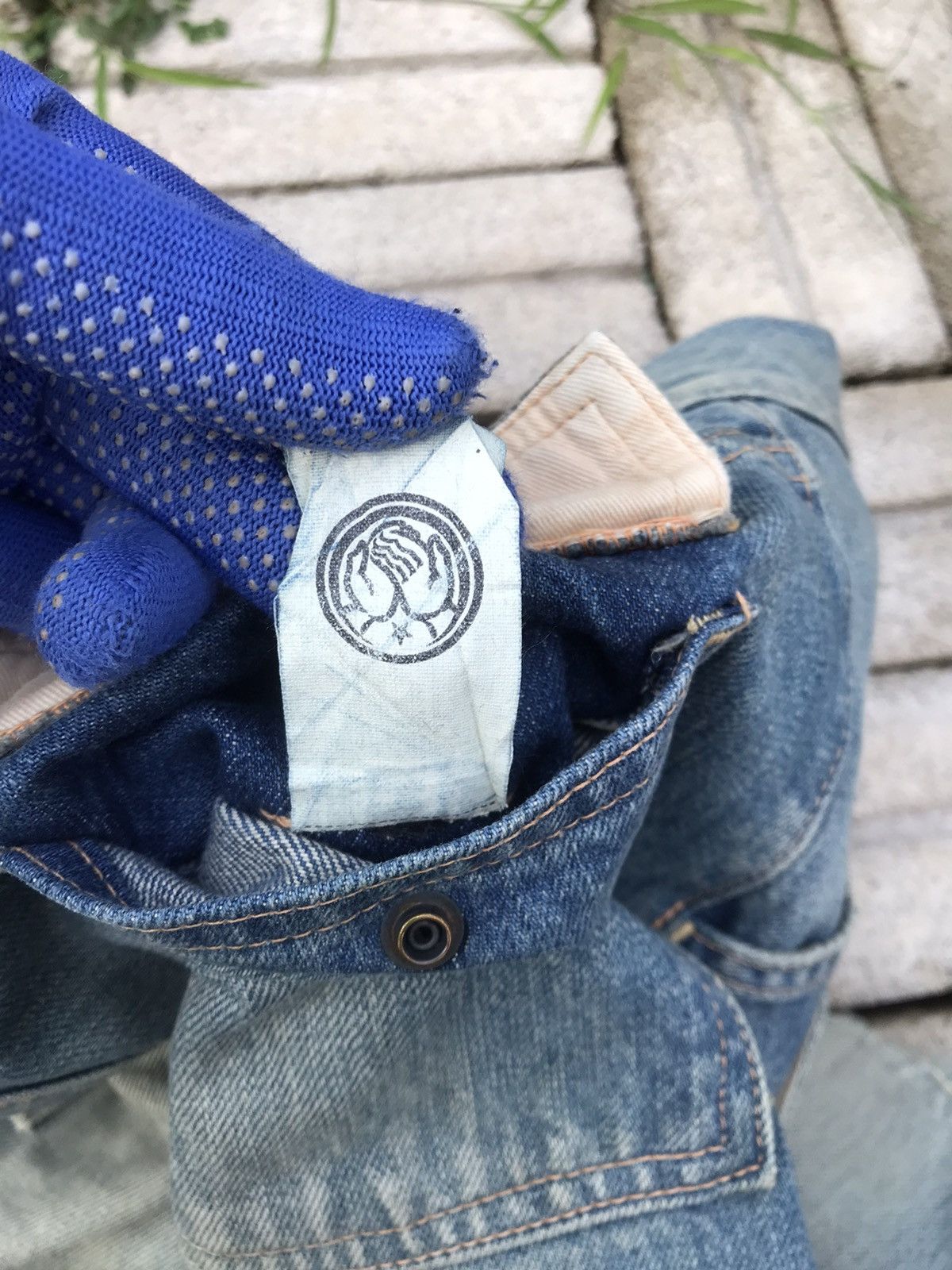 Kapital Kountry Kapital Kountry Distressed slim bushpant denim multipocket Size US 28 / EU 44 - 17 Thumbnail